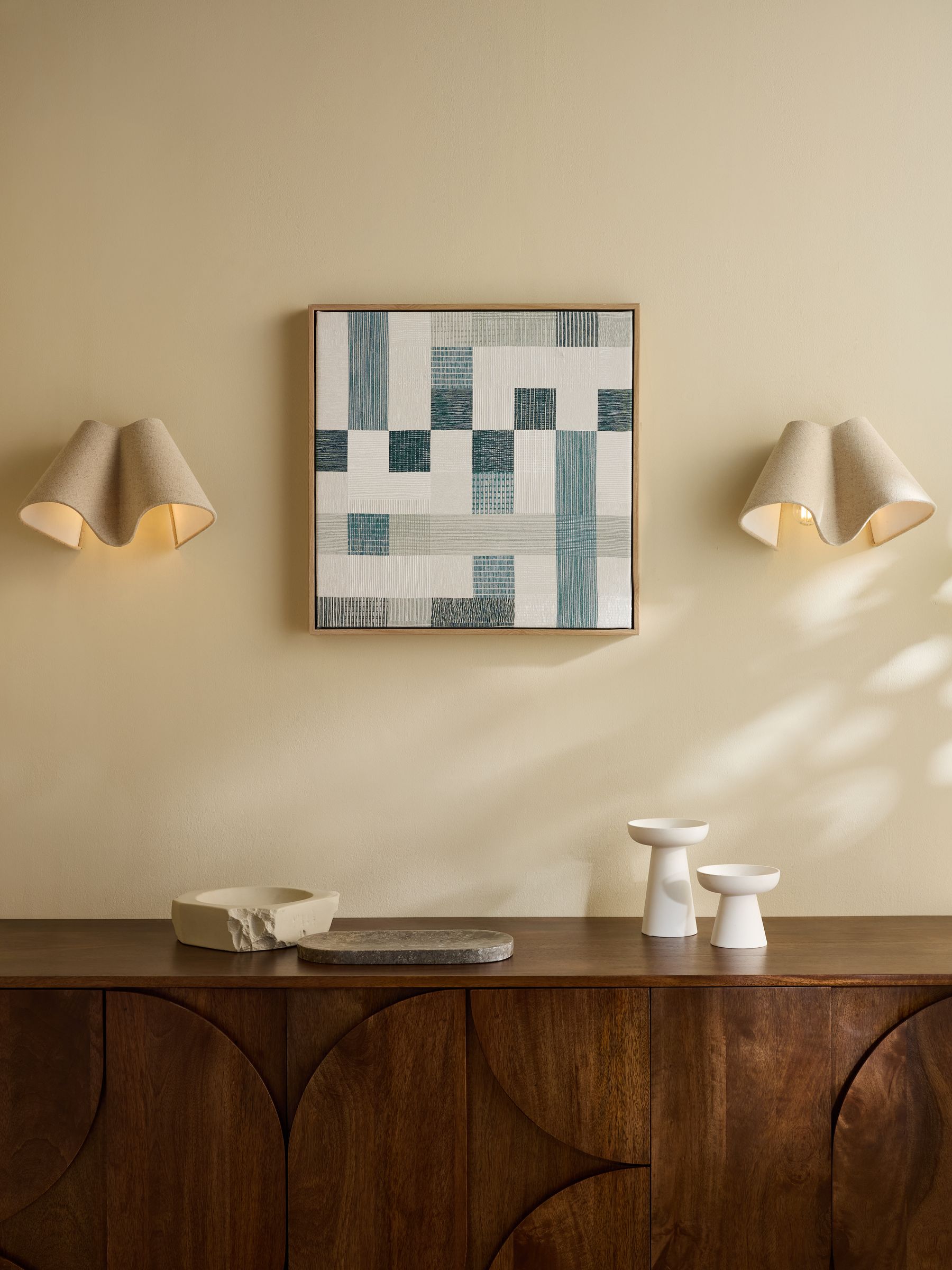 Caito Wall Art in Green - Image 1 of 4