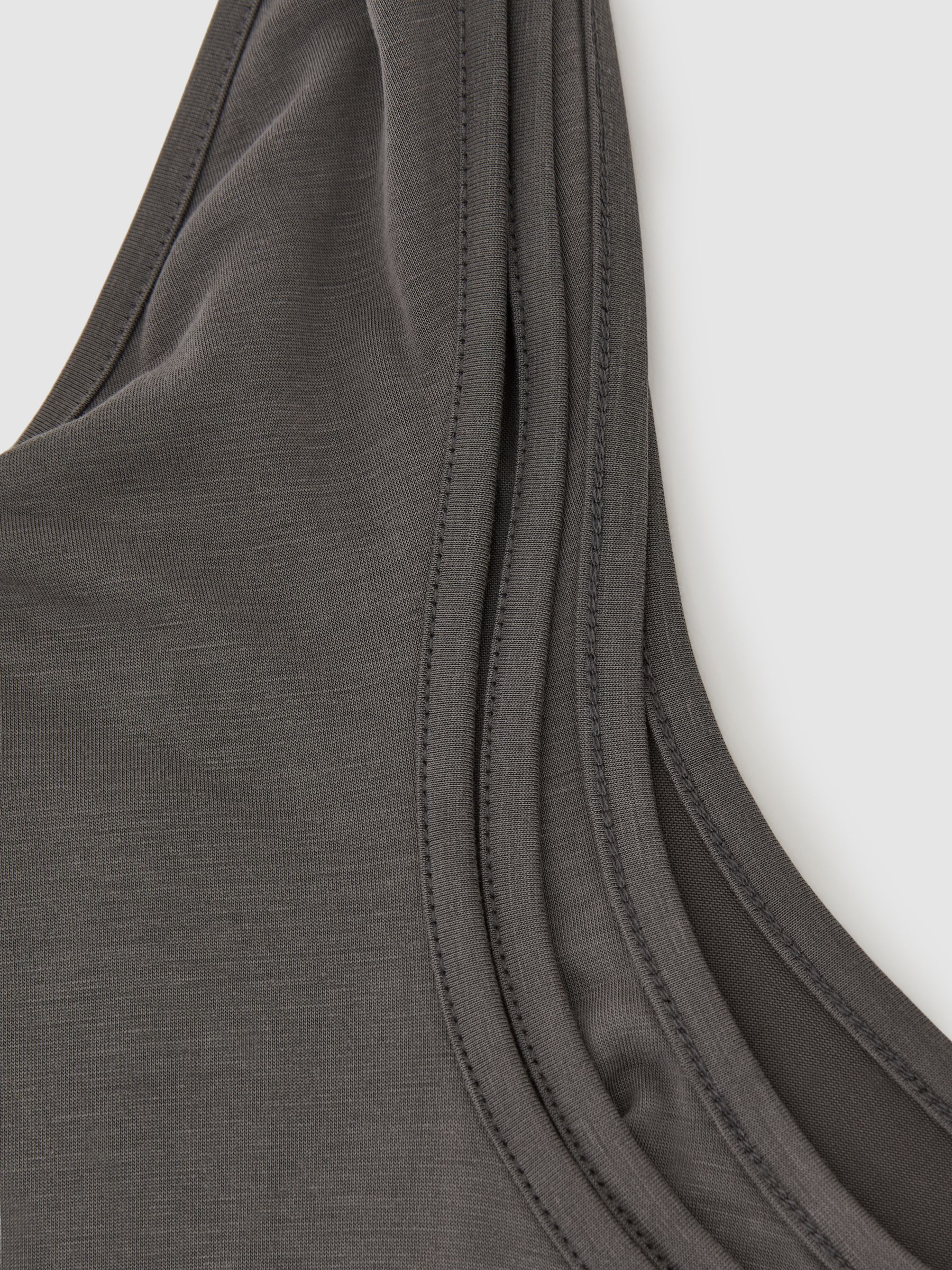 Reiss | Royal Ballet Double-Layer Vest in Charcoal Grey - image 3
