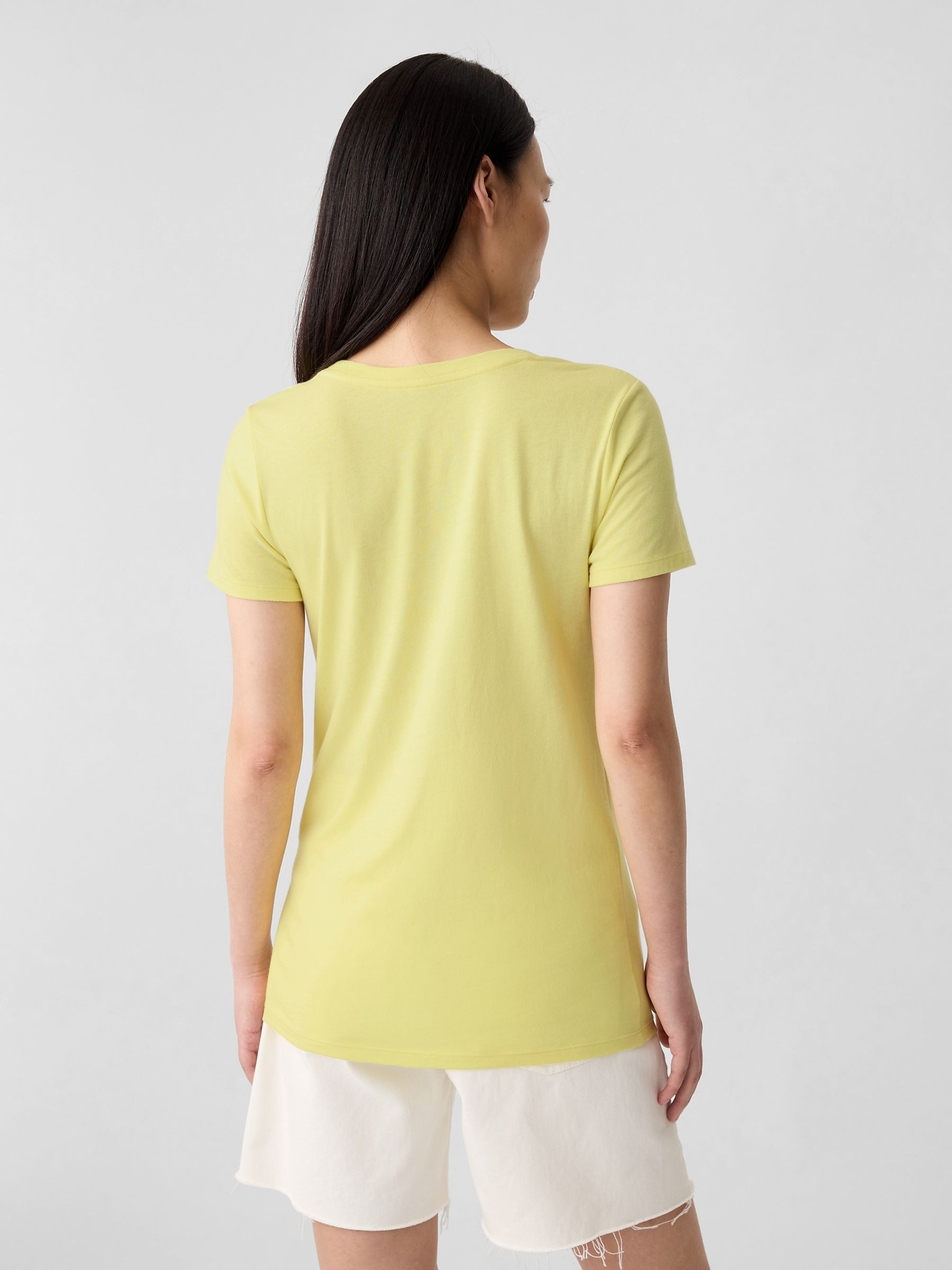 Yellow Favourite Crew Neck Short Sleeve T-Shirt - Image 2 of 5