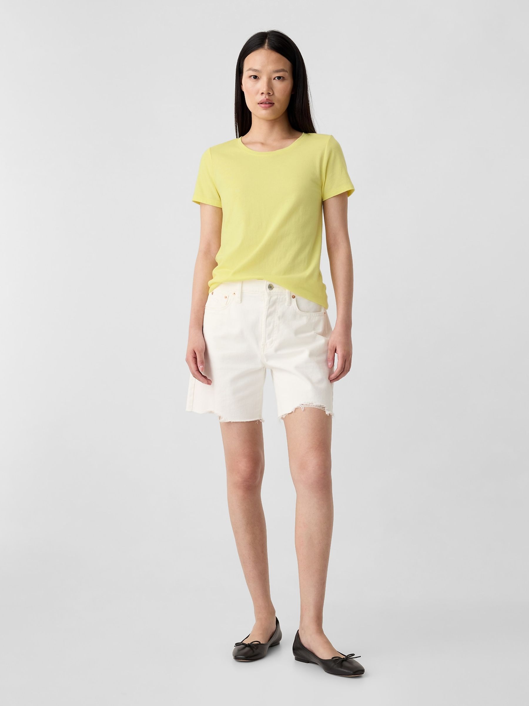 Yellow Favourite Crew Neck Short Sleeve T-Shirt - Image 3 of 5