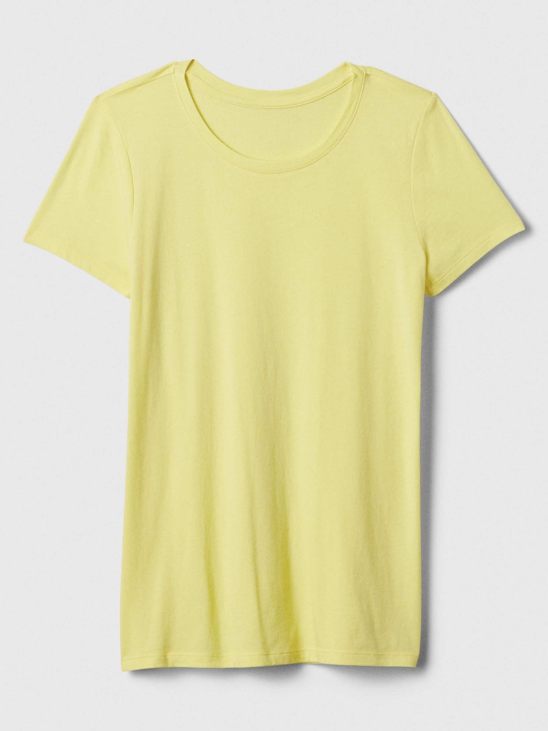 Yellow Favourite Crew Neck Short Sleeve T-Shirt - Image 5 of 5