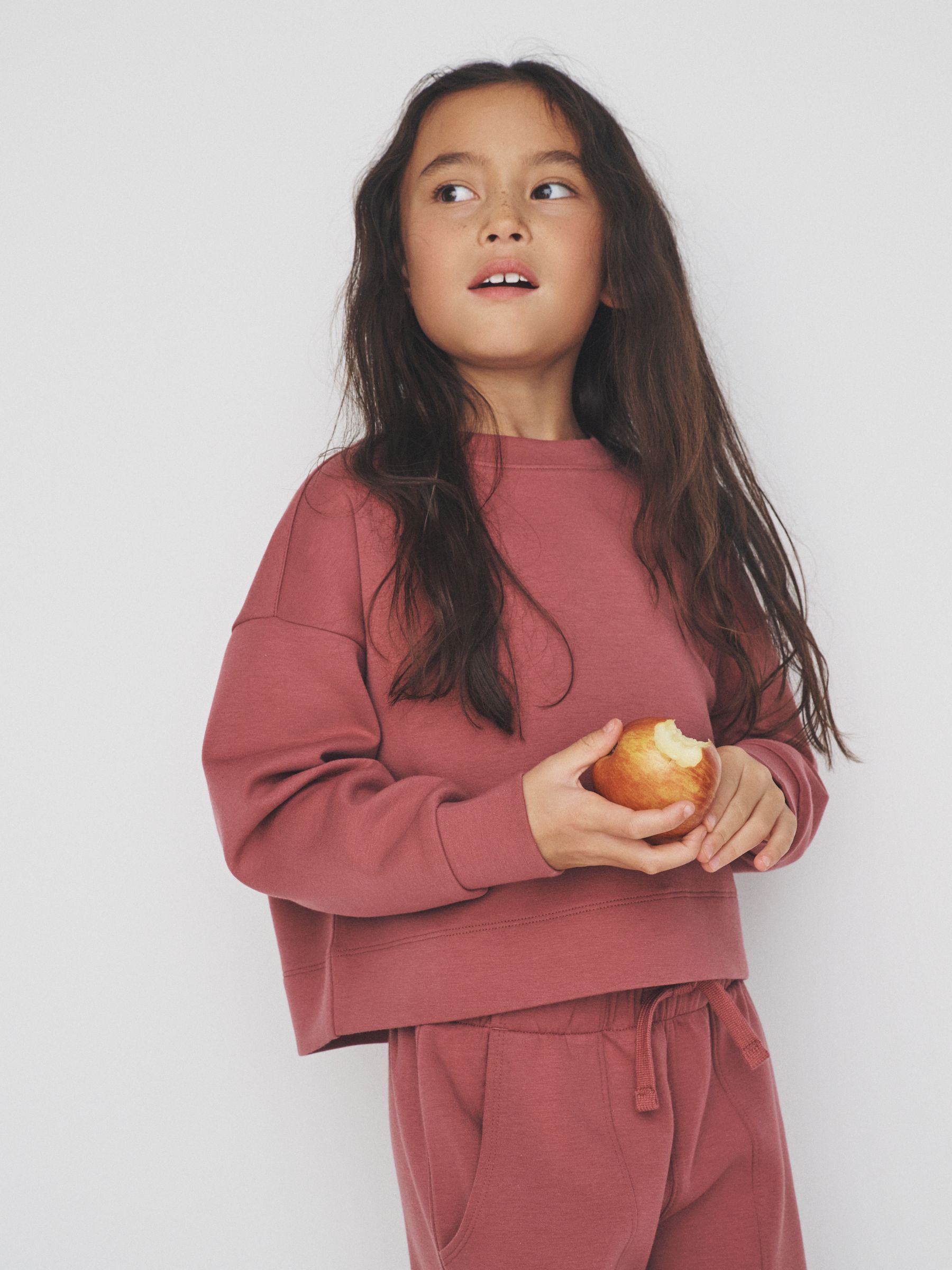 Crew and Barrel Leg Jogger Scuba Set Pink - Image 4 of 6