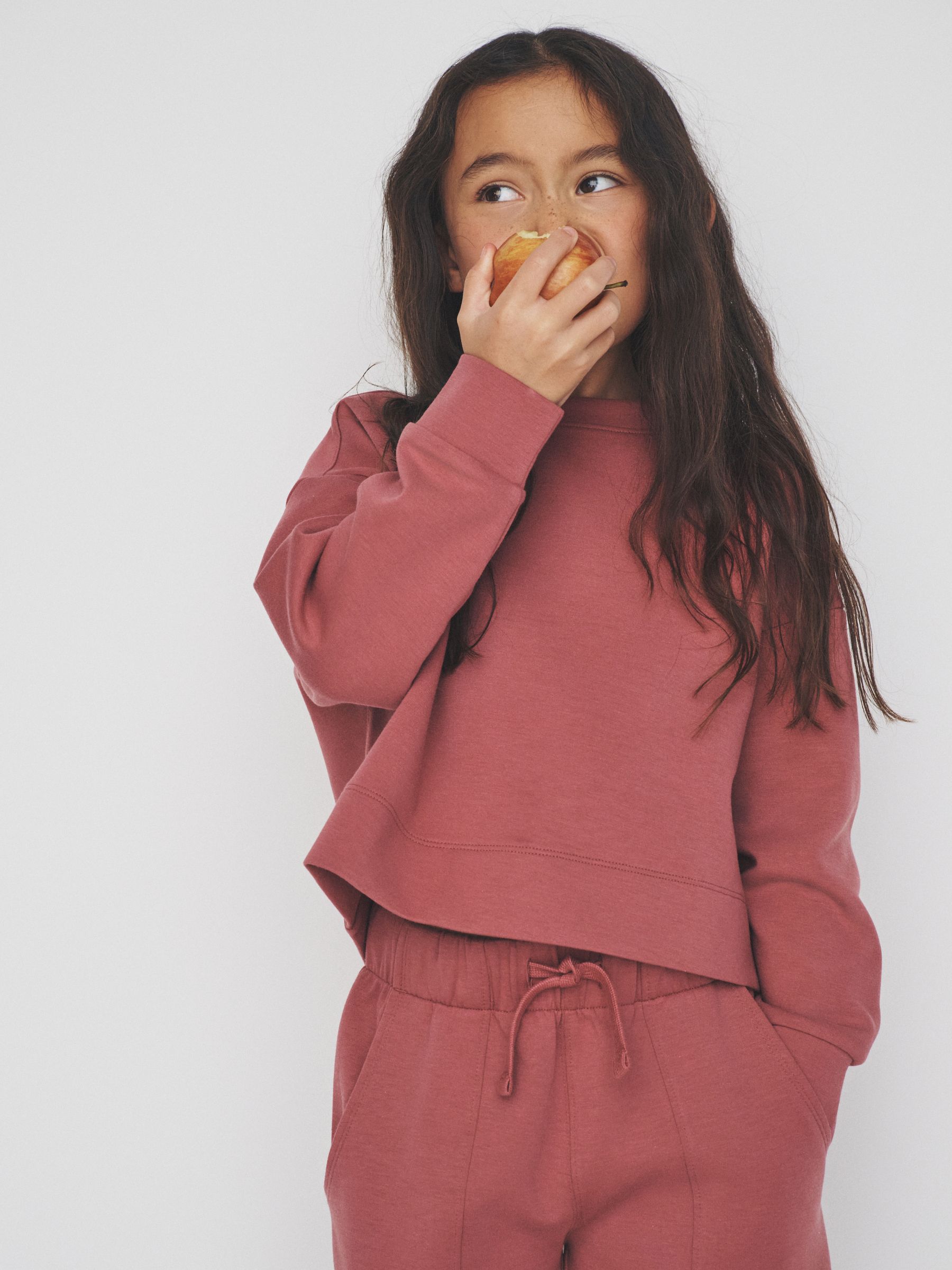 Crew and Barrel Leg Jogger Scuba Set Pink - Image 5 of 6