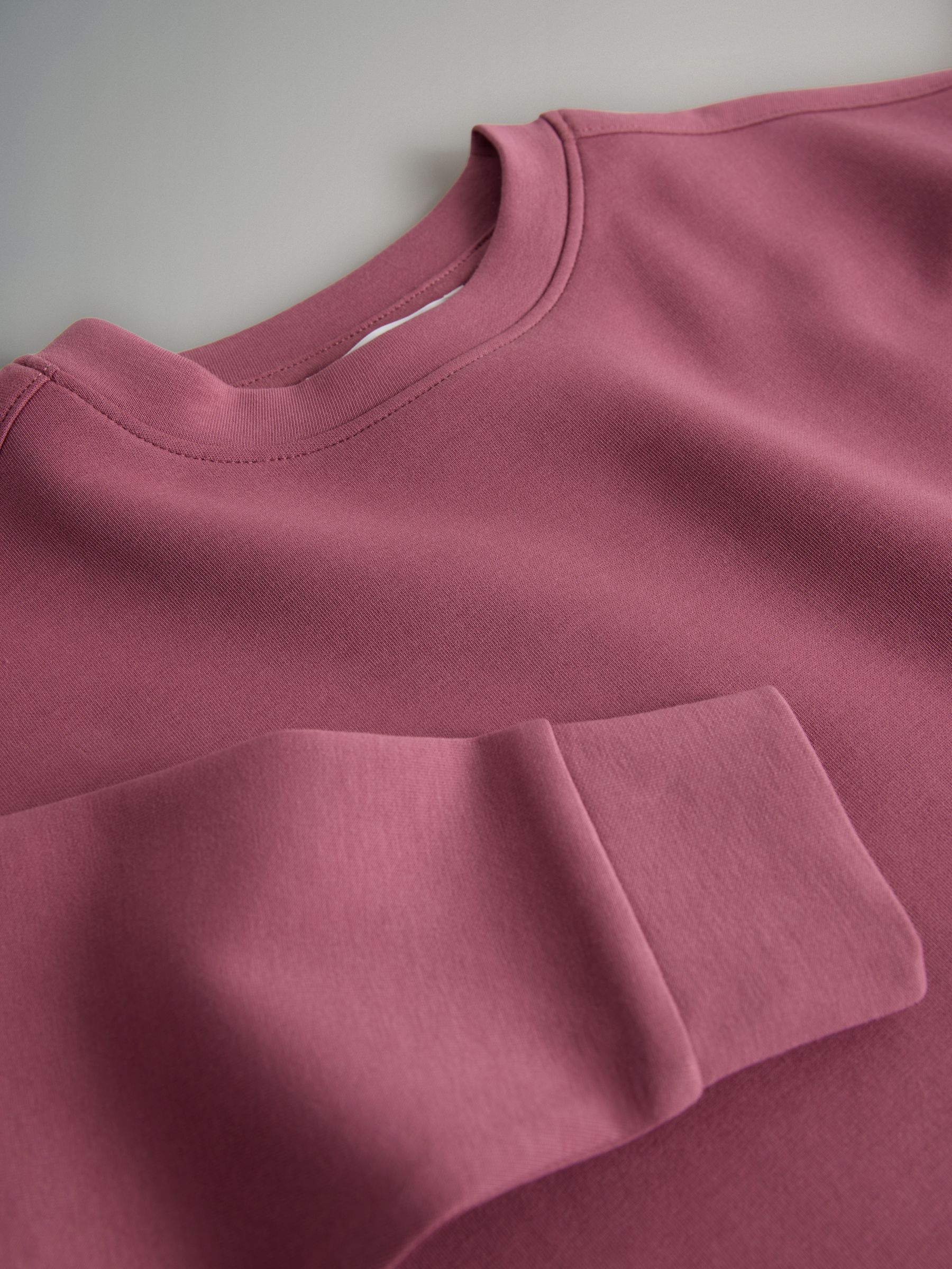 Crew and Barrel Leg Jogger Scuba Set Pink - Image 6 of 6