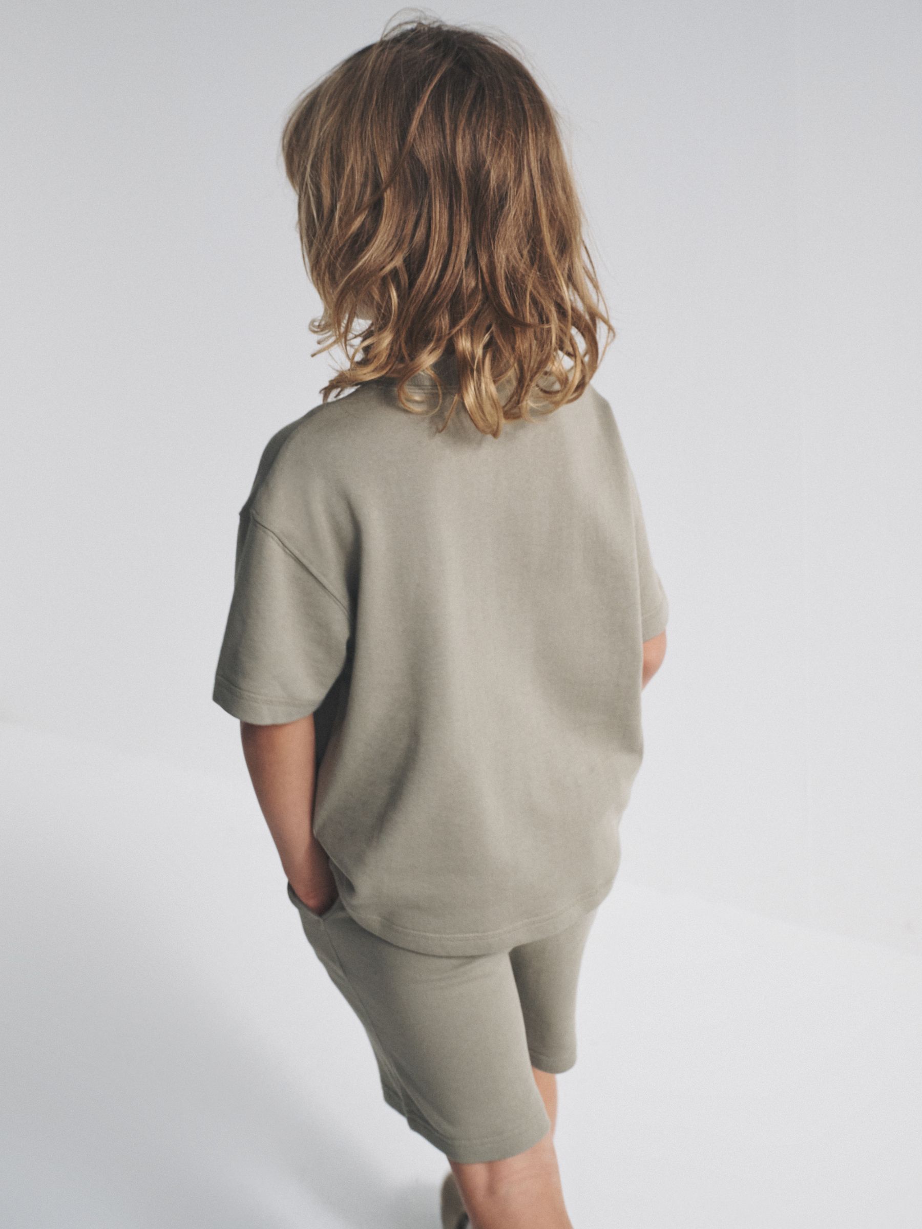 2 Pack Cotton Jersey Short Sleeve T-Shirt and Short Sets Navy/Khaki - Image 3 of 6