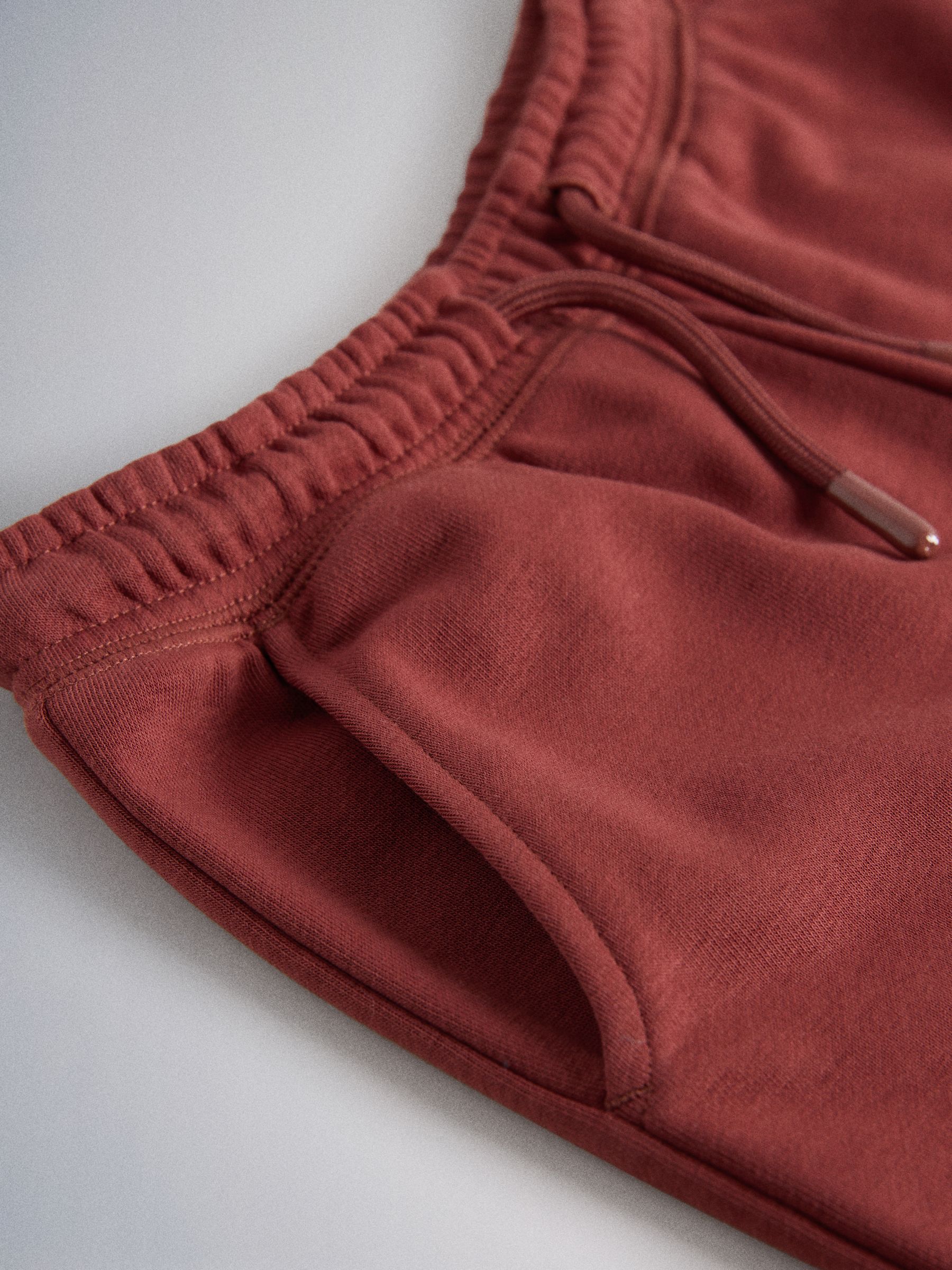 2 Pack Cotton Jersey Short Sleeve T-Shirt and Short Sets Brown/Red - Image 6 of 6