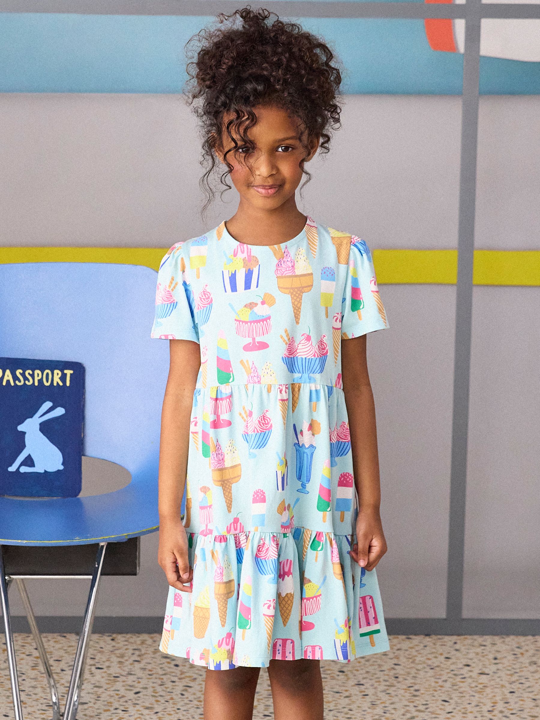 princess polly baby blue dress Ice Cream Jersey Dress – Rachel Riley US main image 0