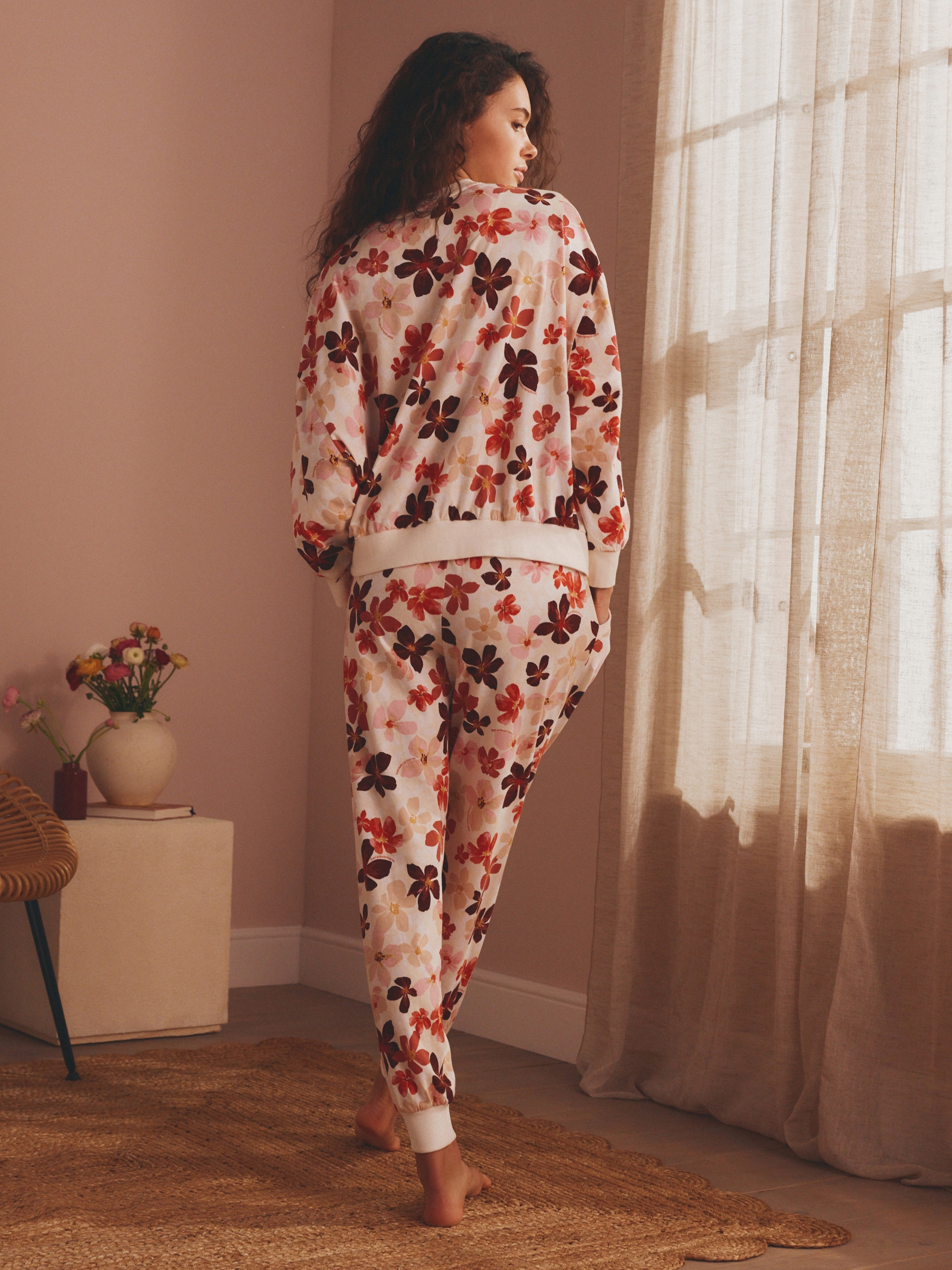 Coral Bloom Cotton Jersey Twosie - Image 3 of 9