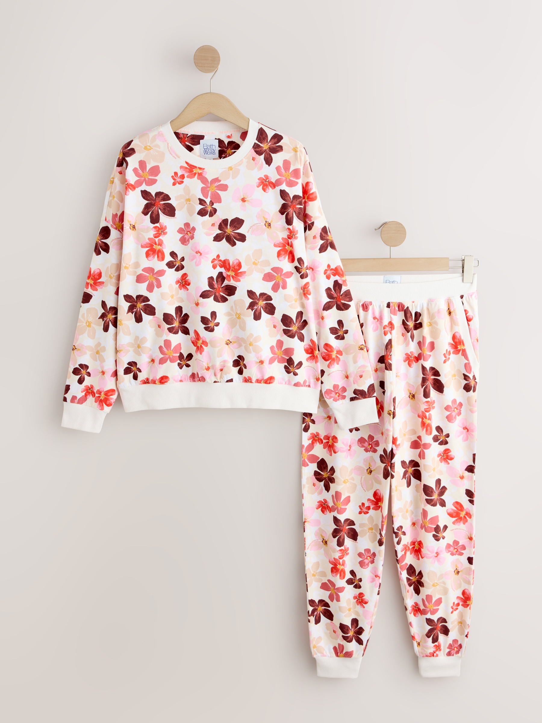 Coral Bloom Cotton Jersey Twosie - Image 7 of 9