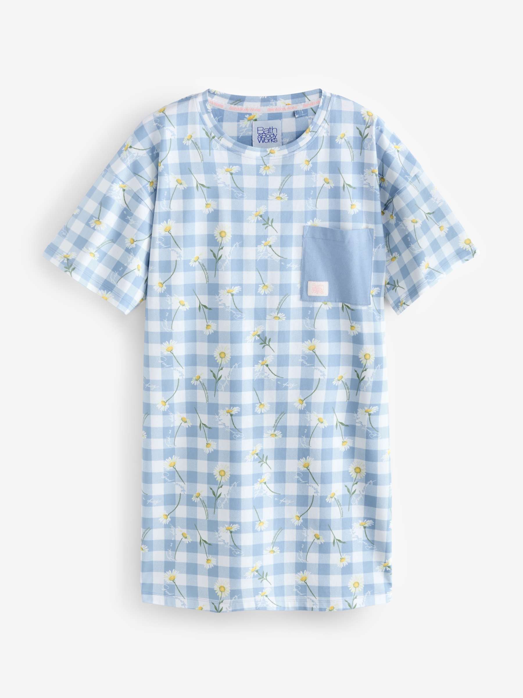 Blue Gingham Daisies Nightie 2 Pack - Image 9 of 11