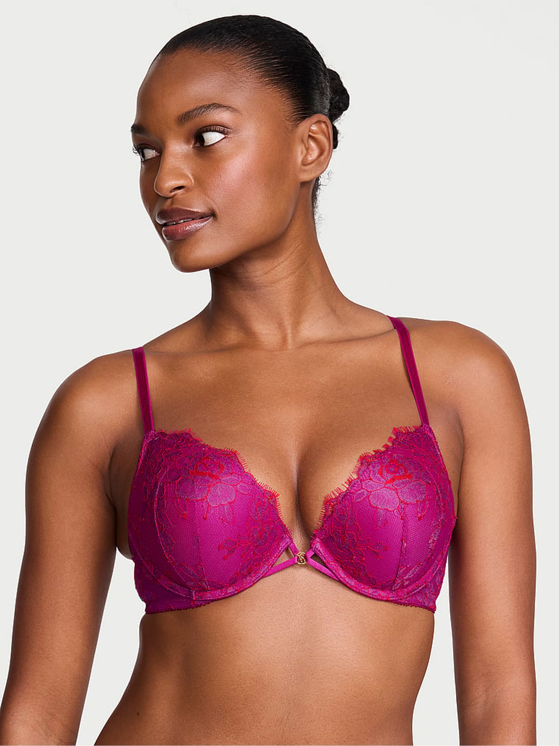 Berrylicious Purple Dye Lace Bra - Image 1 of 2