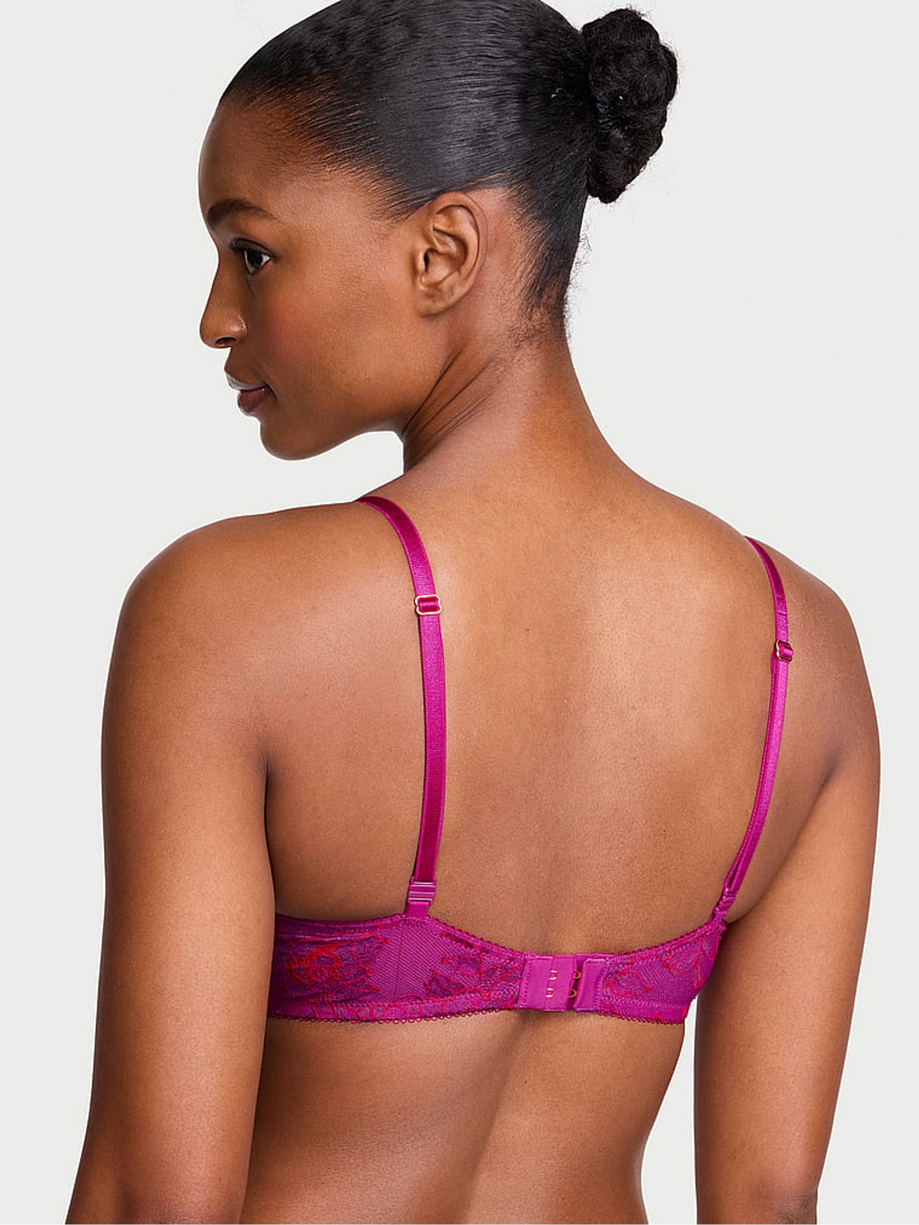 Berrylicious Purple Dye Lace Bra - Image 2 of 2