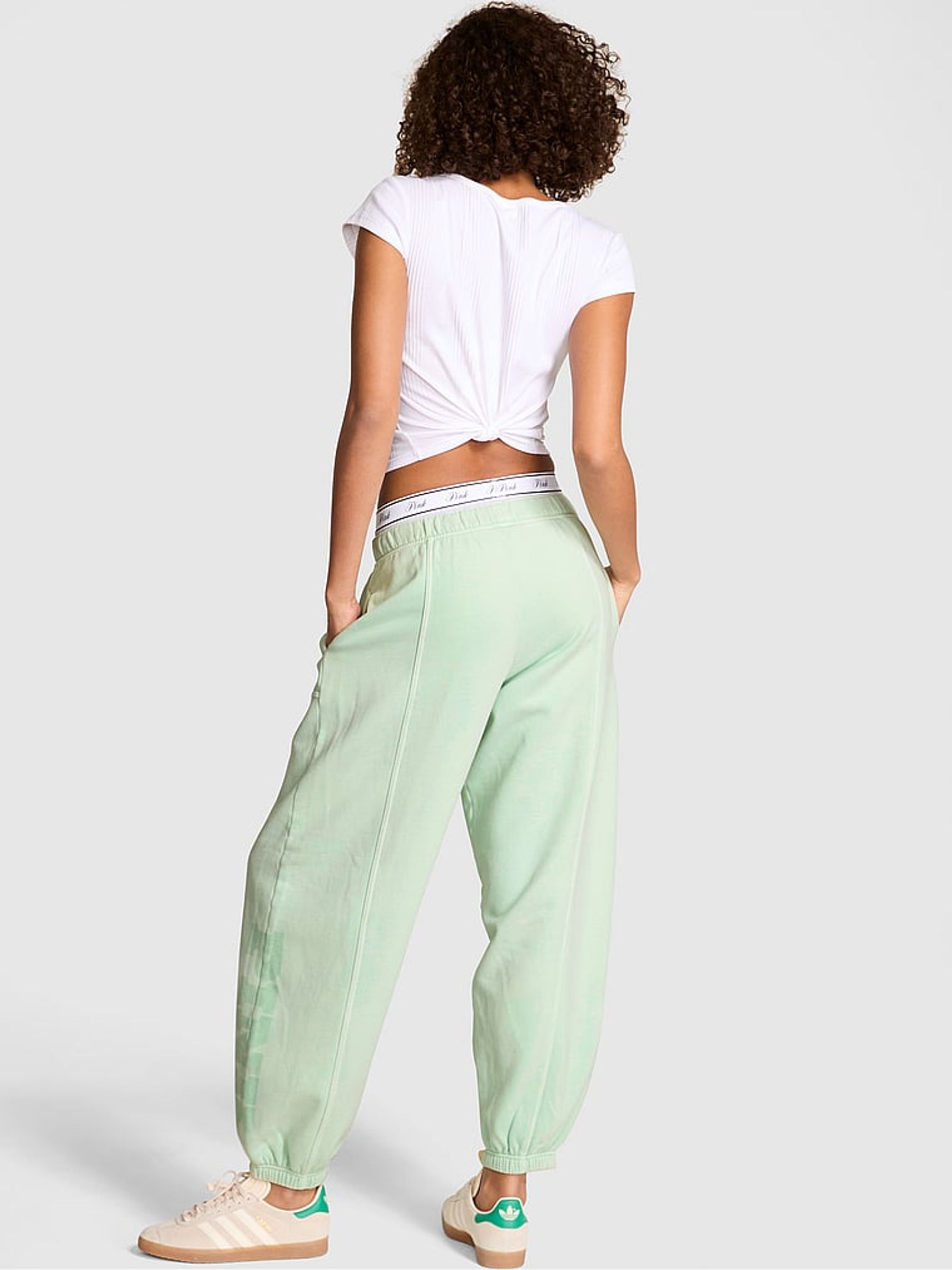 Mint Green Oversized Joggers - Image 2 of 2