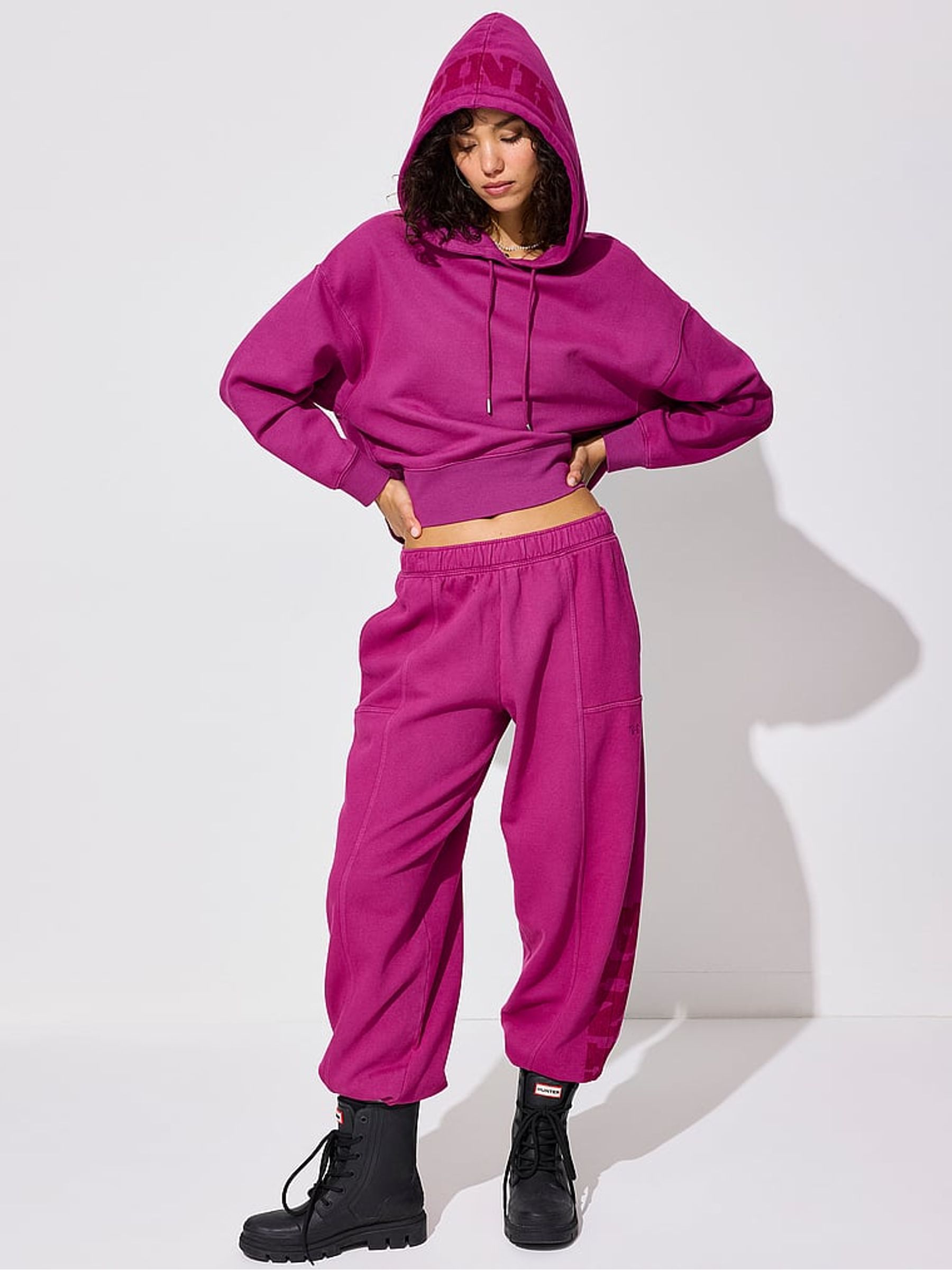 Magenta Purple Oversized Hoodie - Image 3 of 3