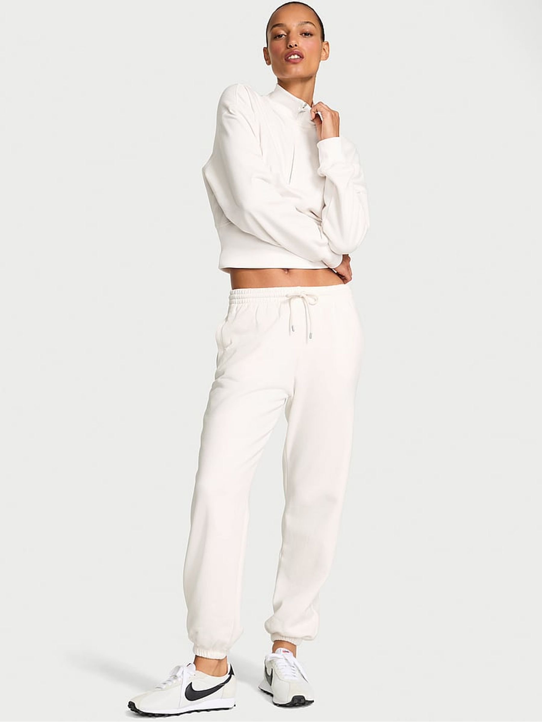 Coconut White Fashion Show Angel Fleece Joggers - Image 1 of 4