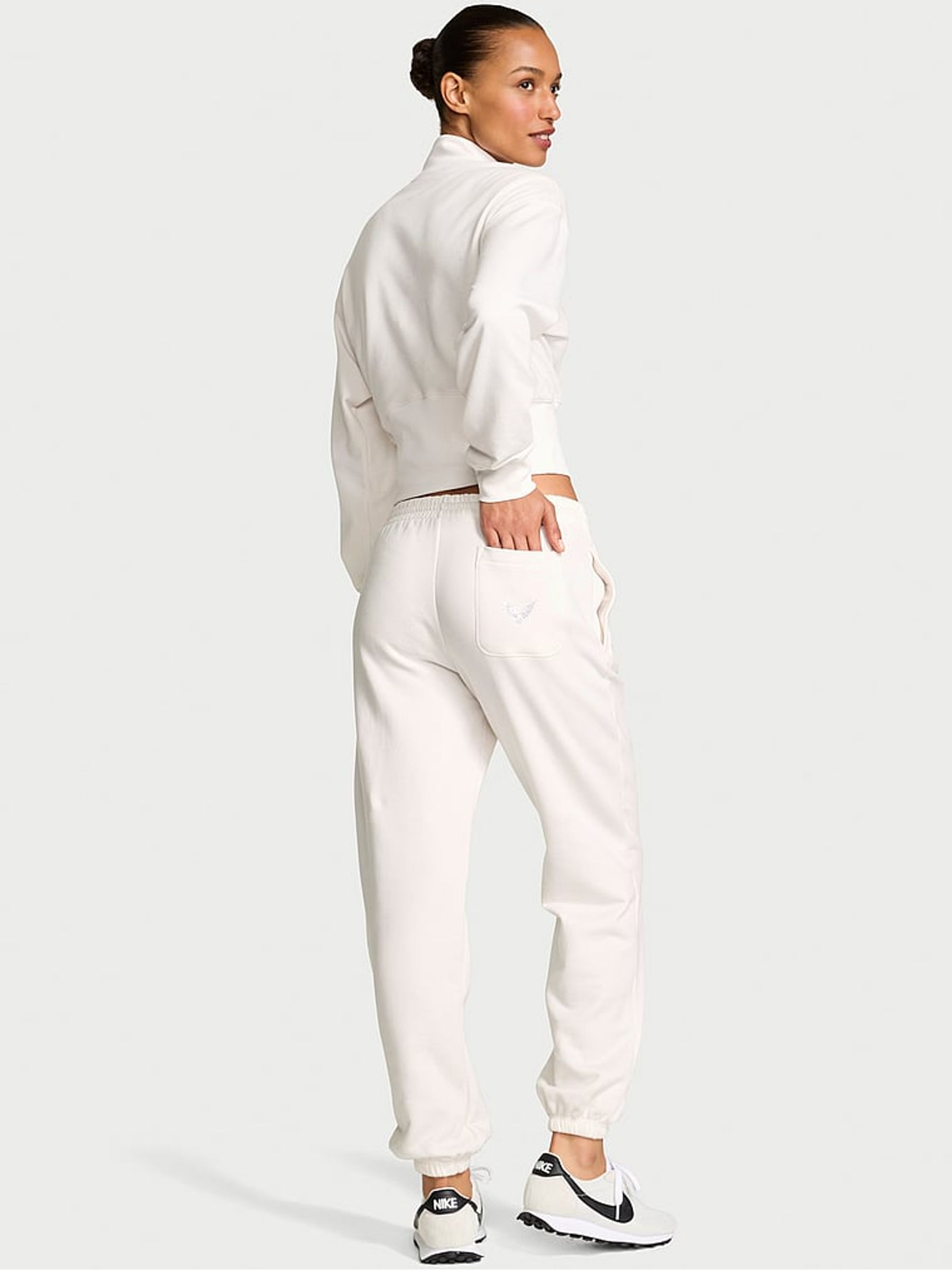 Coconut White Fashion Show Angel Fleece Joggers - Image 2 of 4