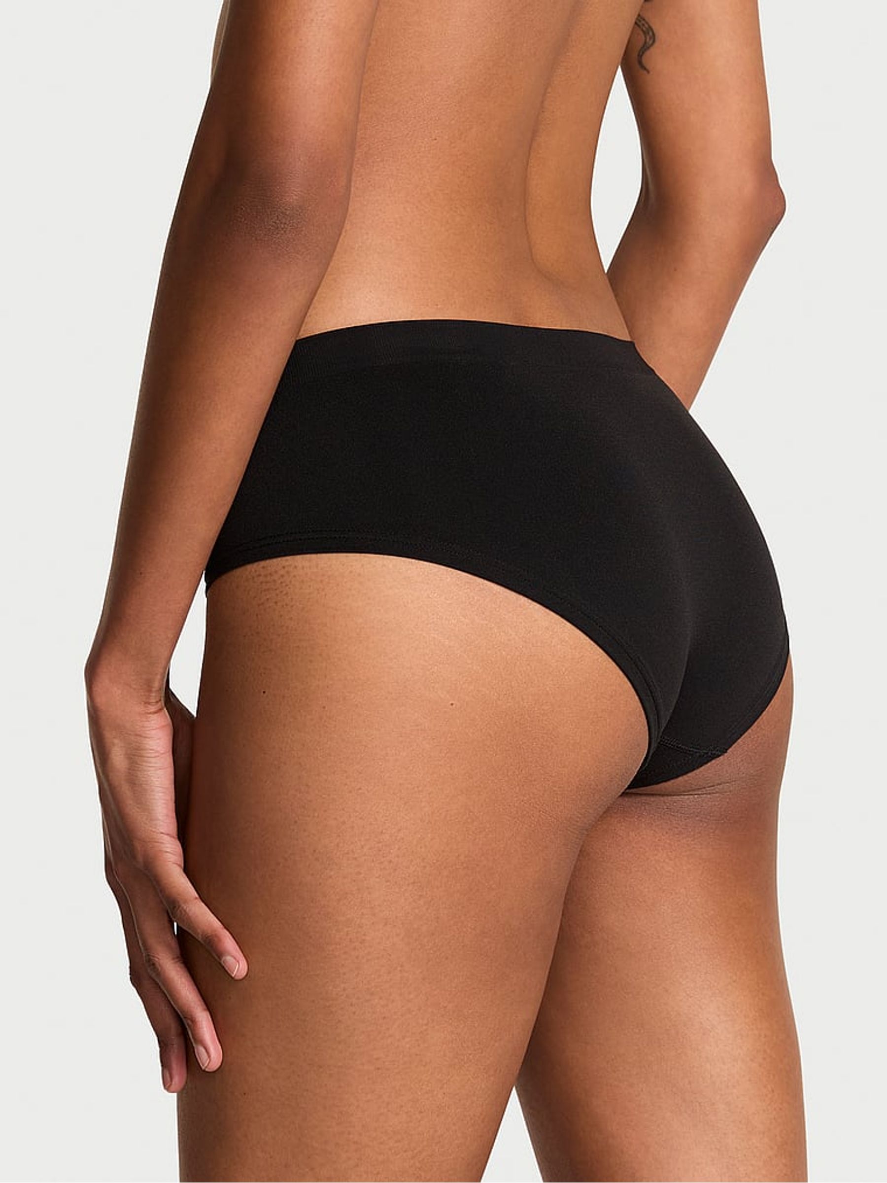 Black Hipster Sparkle Logo Knickers - Image 2 of 2