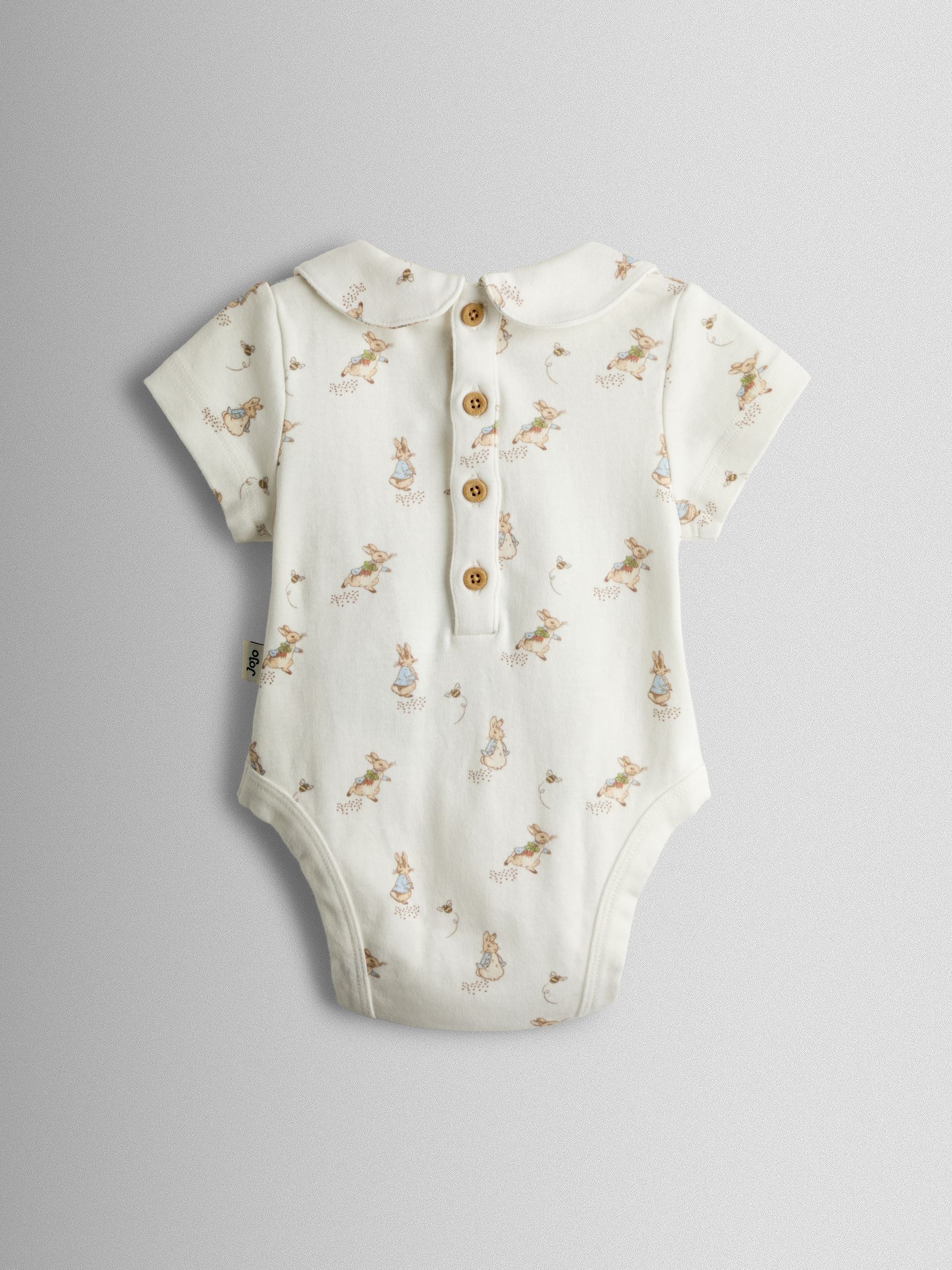 Green Peter Rabbit™ Cheesecloth Dungaree & Body Set - Image 4 of 8