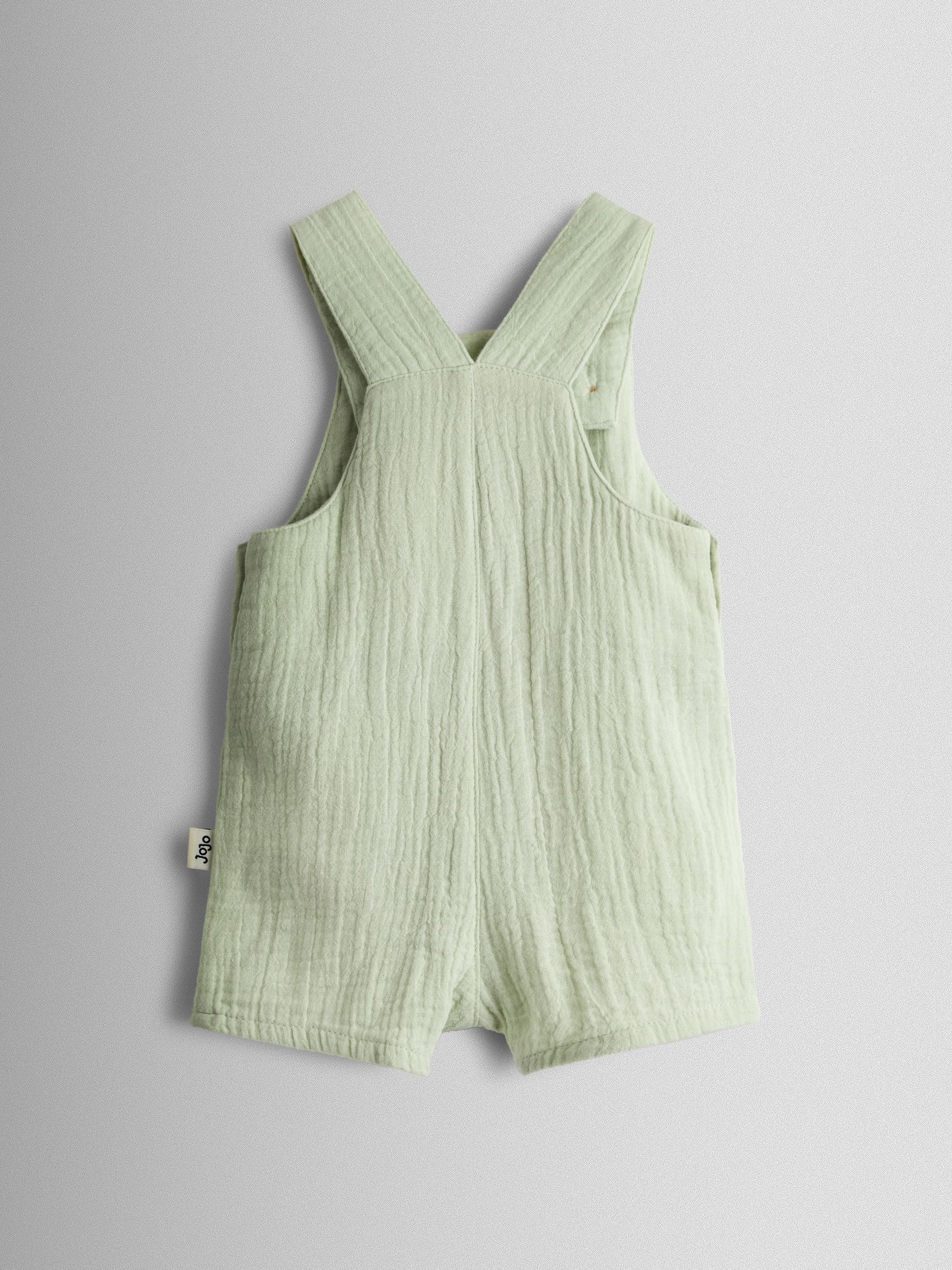 Green Peter Rabbit™ Cheesecloth Dungaree & Body Set - Image 5 of 8