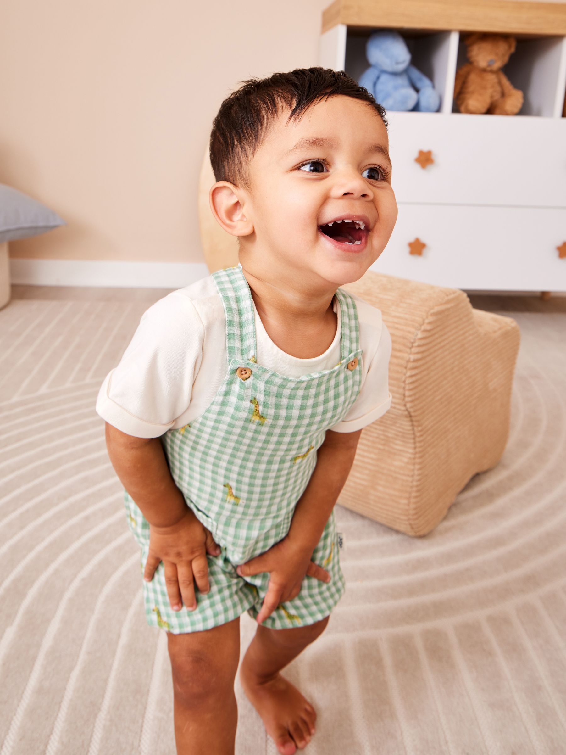 Green Dungarees Set - Image 1 of 1 Green Dungarees Set - Image 1 of 1