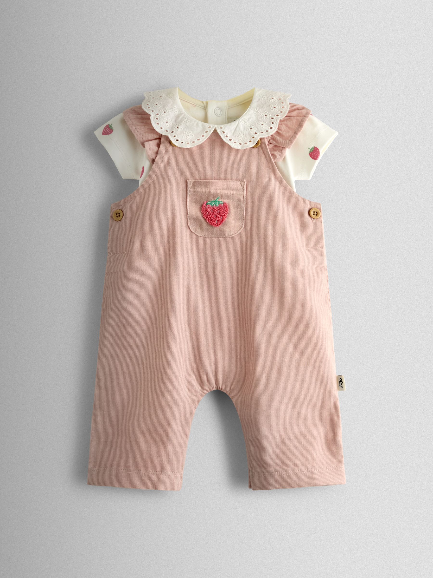 Pink Dungaree Set - Image 1 of 8