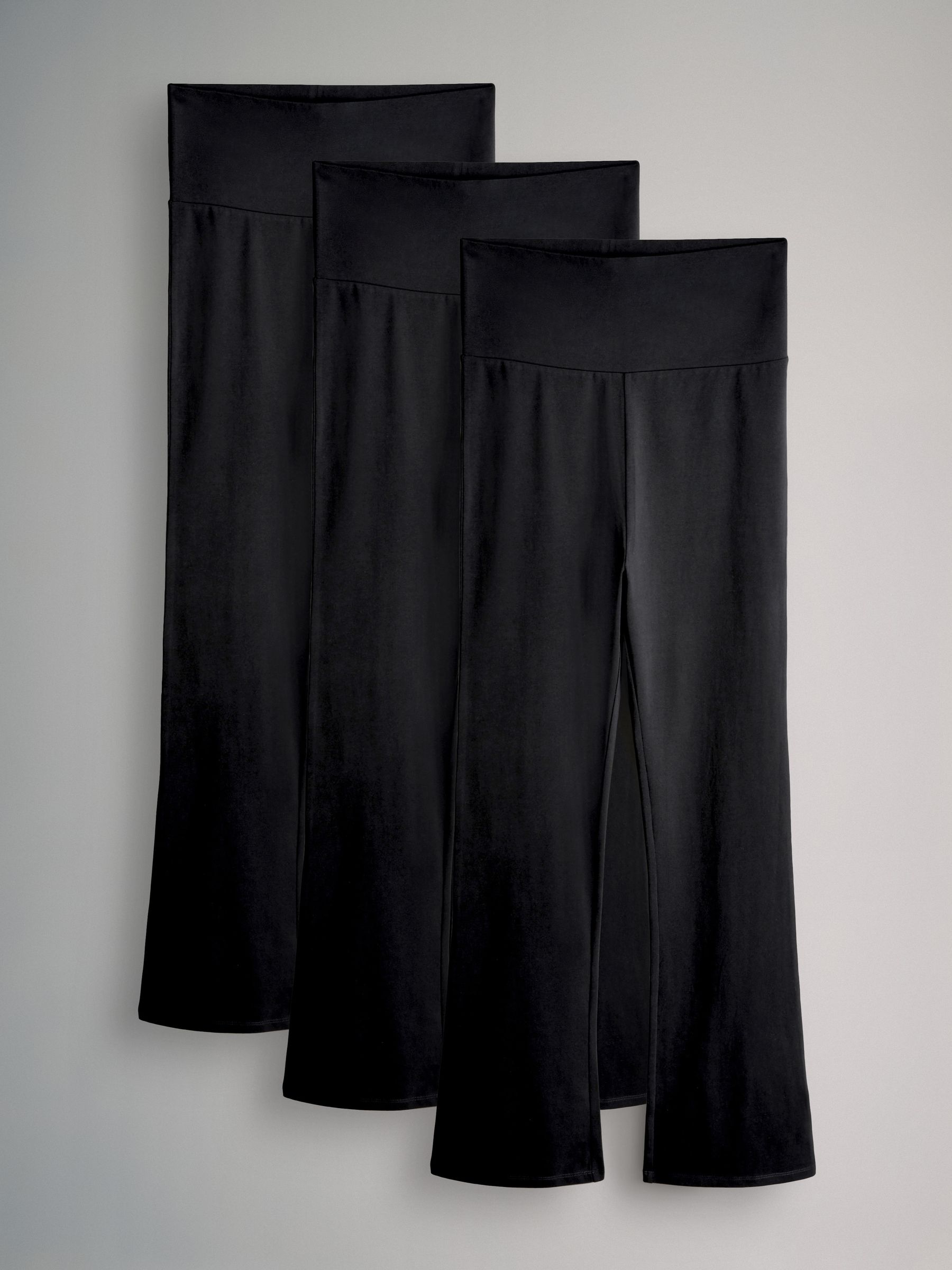 Black 3 Pack Flared Leggings - Image 1 of 4