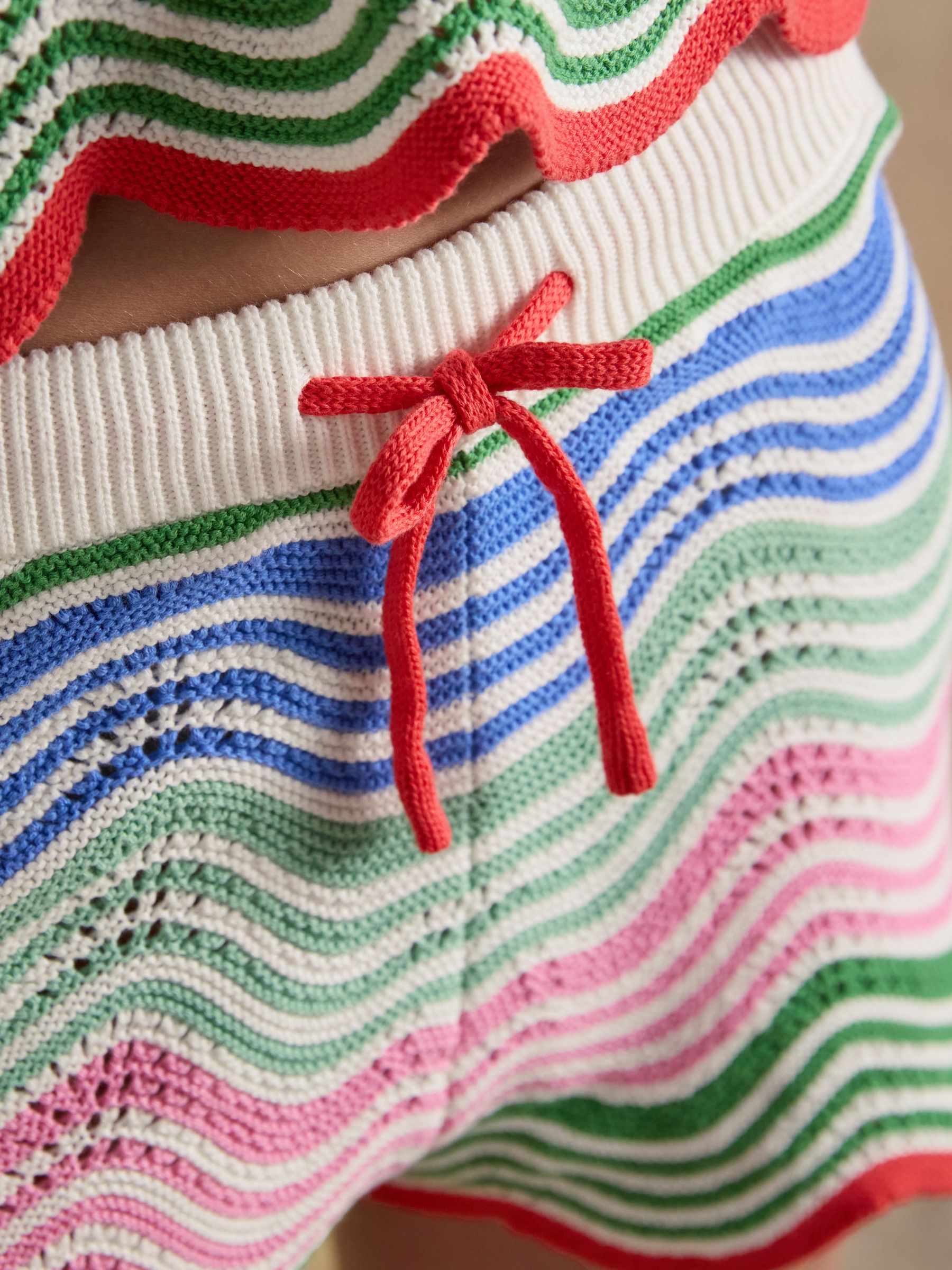 Sandy Wave Knit Multi Pull On Short - Image 4 of 8