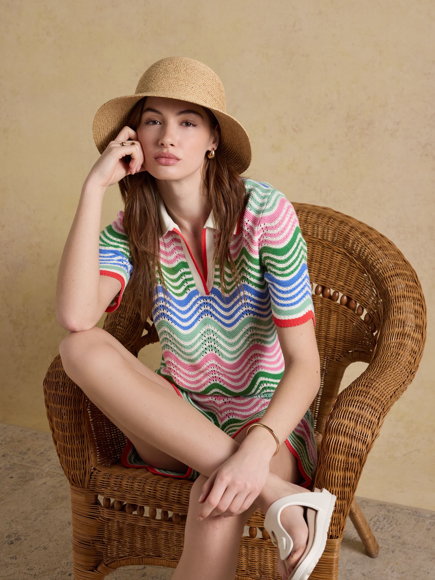 Sandy Wave Knit Multi Pull On Short - Image 5 of 8