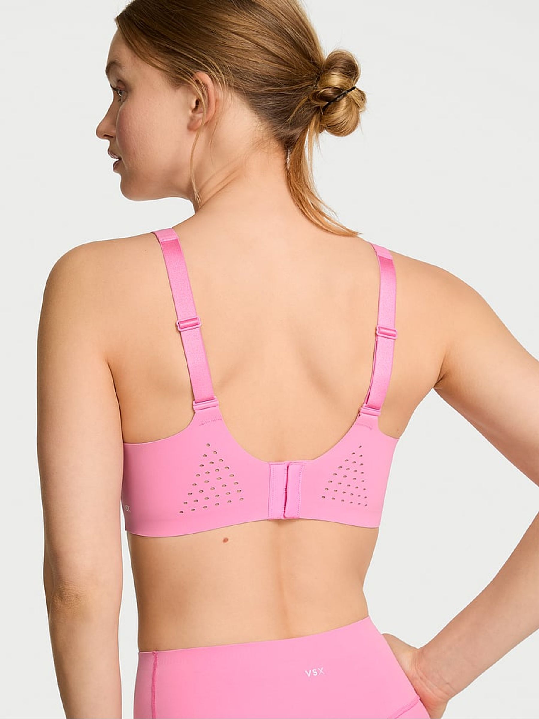 Pink Sugar Back Close Featherweight Max™ High Impact Sports Bra - Image 2 of 3