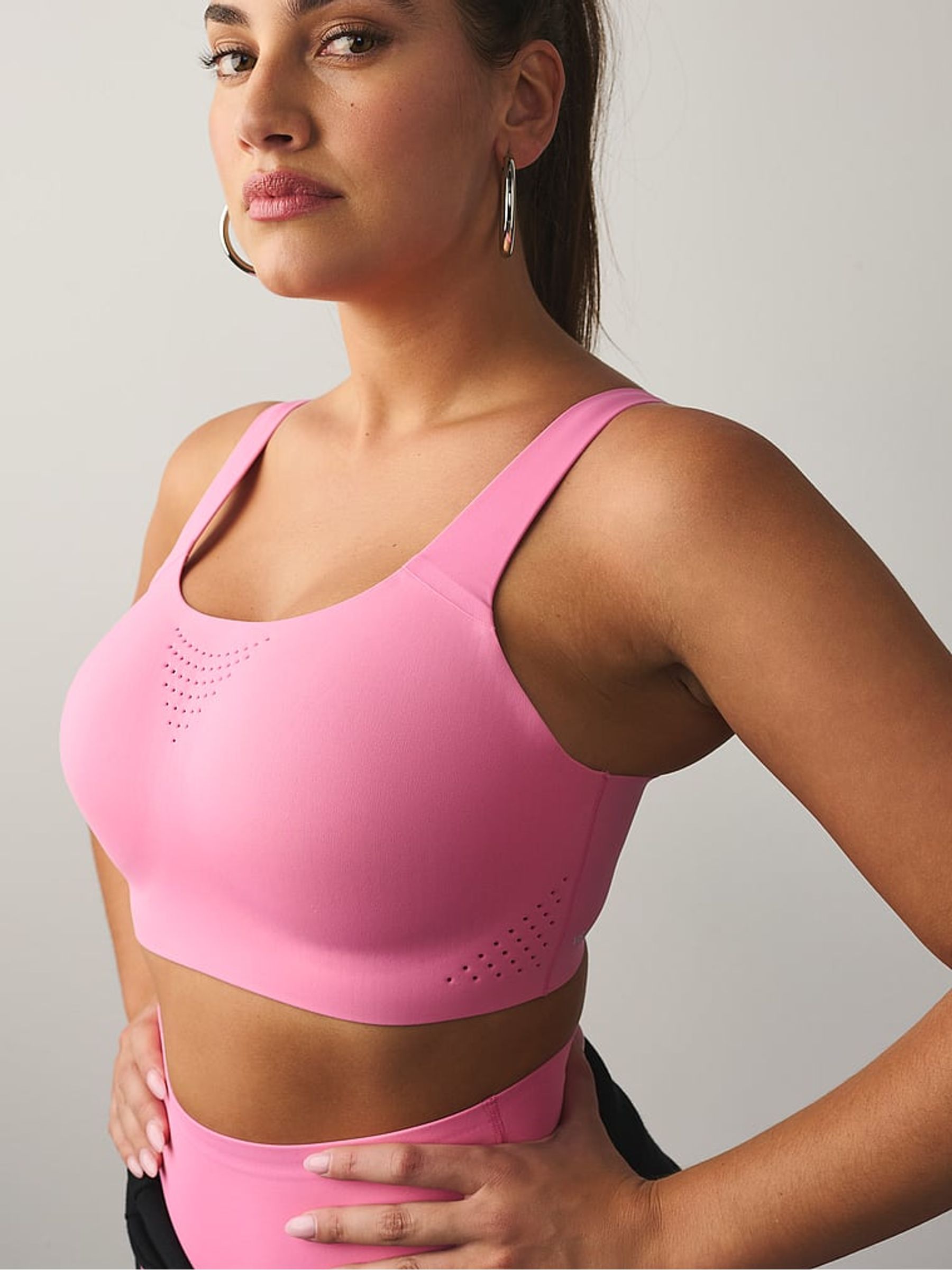 Pink Sugar Back Close Featherweight Max™ High Impact Sports Bra - Image 3 of 3