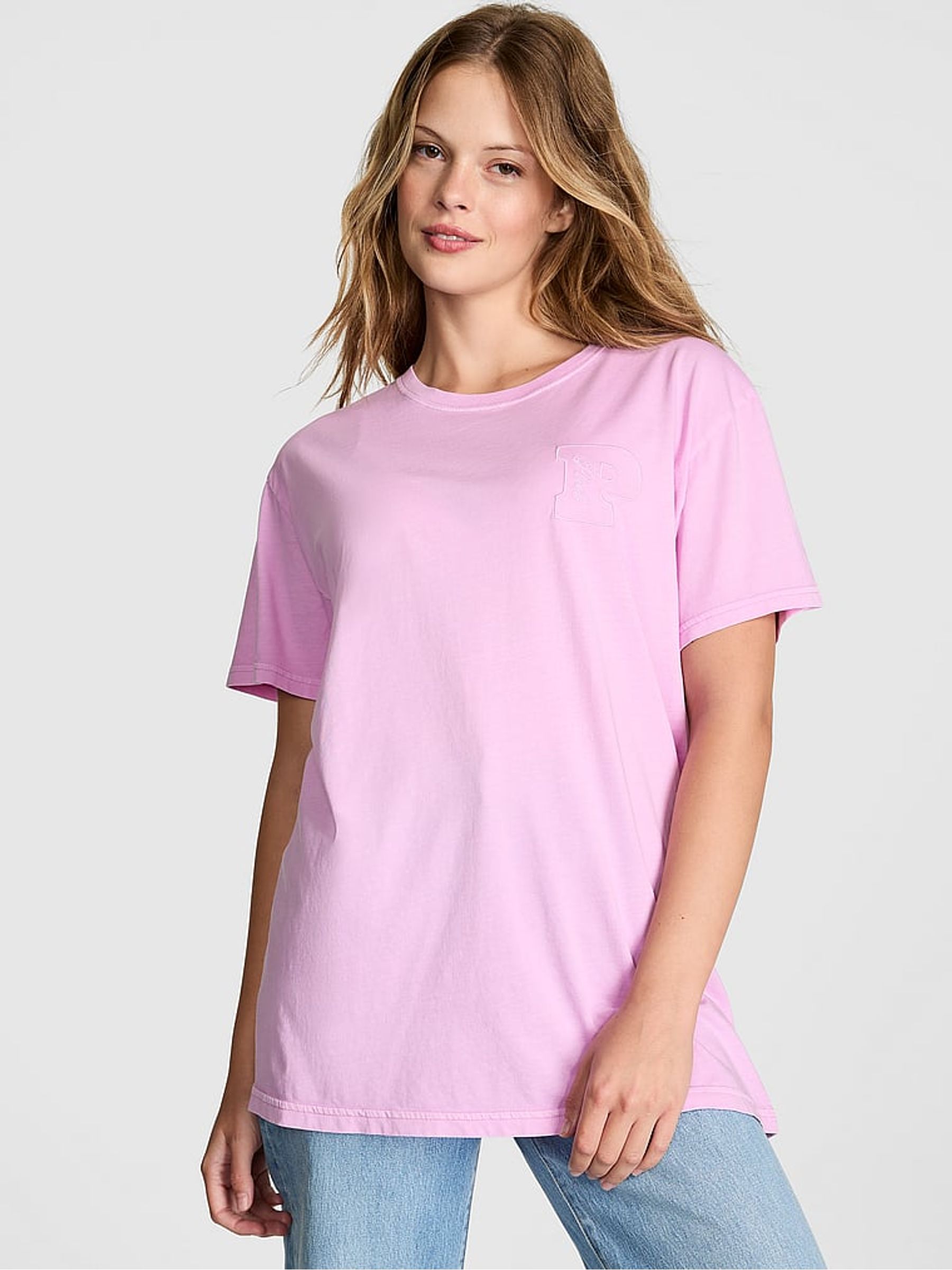 Hushed Lilac Purple Oversized T-Shirt - Image 1 of 2