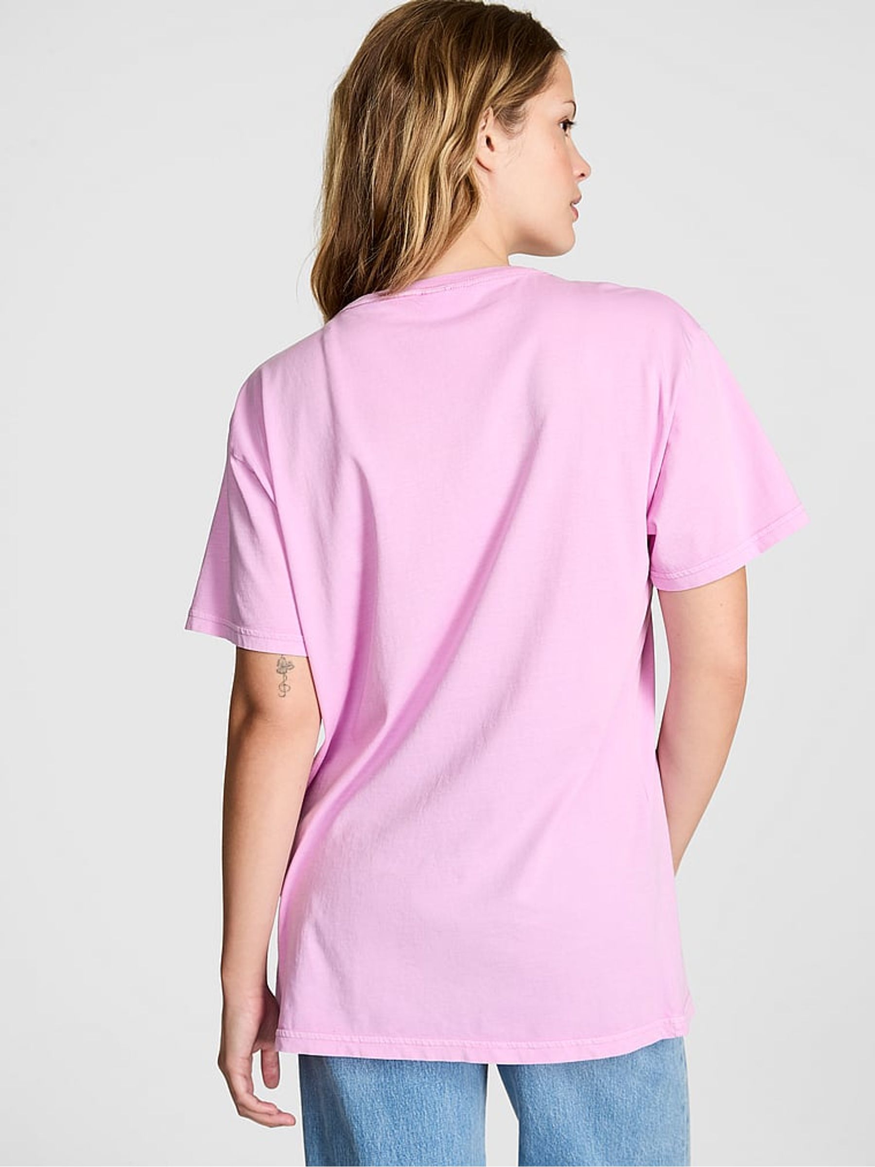 Hushed Lilac Purple Oversized T-Shirt - Image 2 of 2