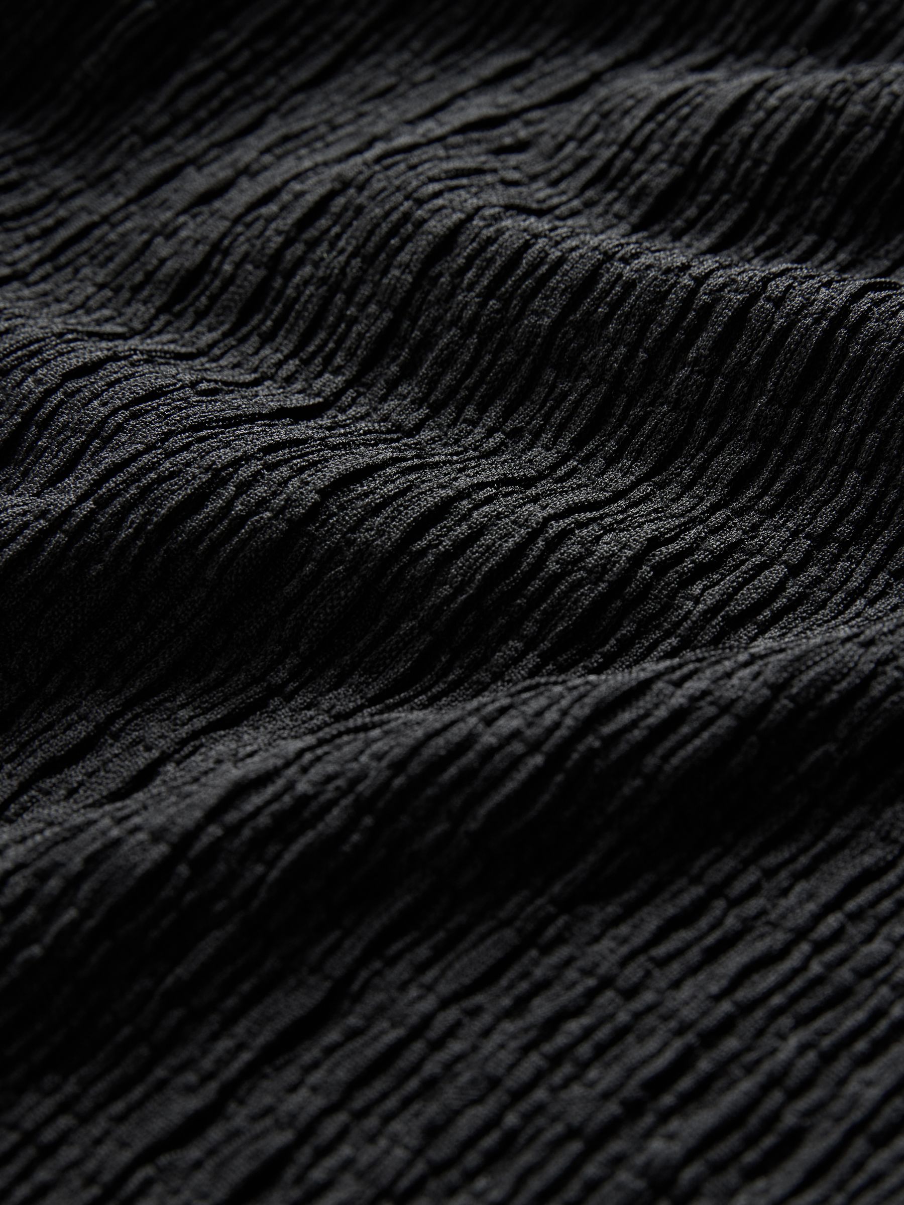Textured V-Neck T-Shirt and Trousers Co-ord - Image 5 of 5 Textured V-Neck T-Shirt and Trousers Co-ord - Image 5 of 5