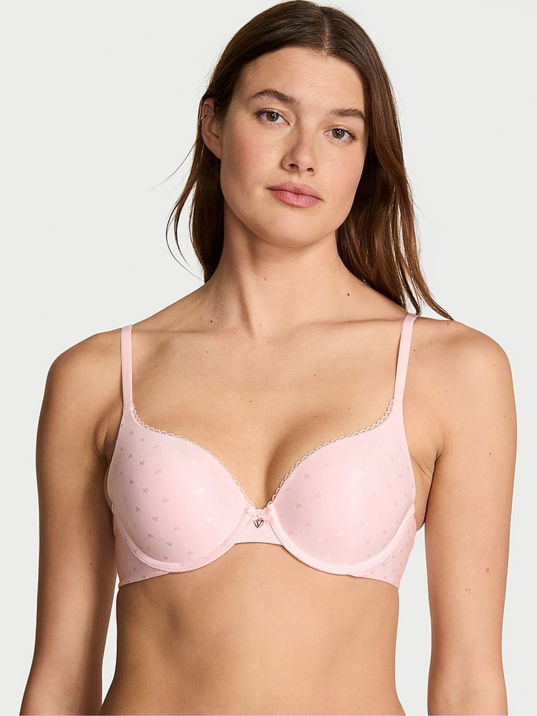 Angel Pink Full Cup Push Up Bra - Image 1 of 3 Angel Pink Full Cup Push Up Bra - Image 1 of 3