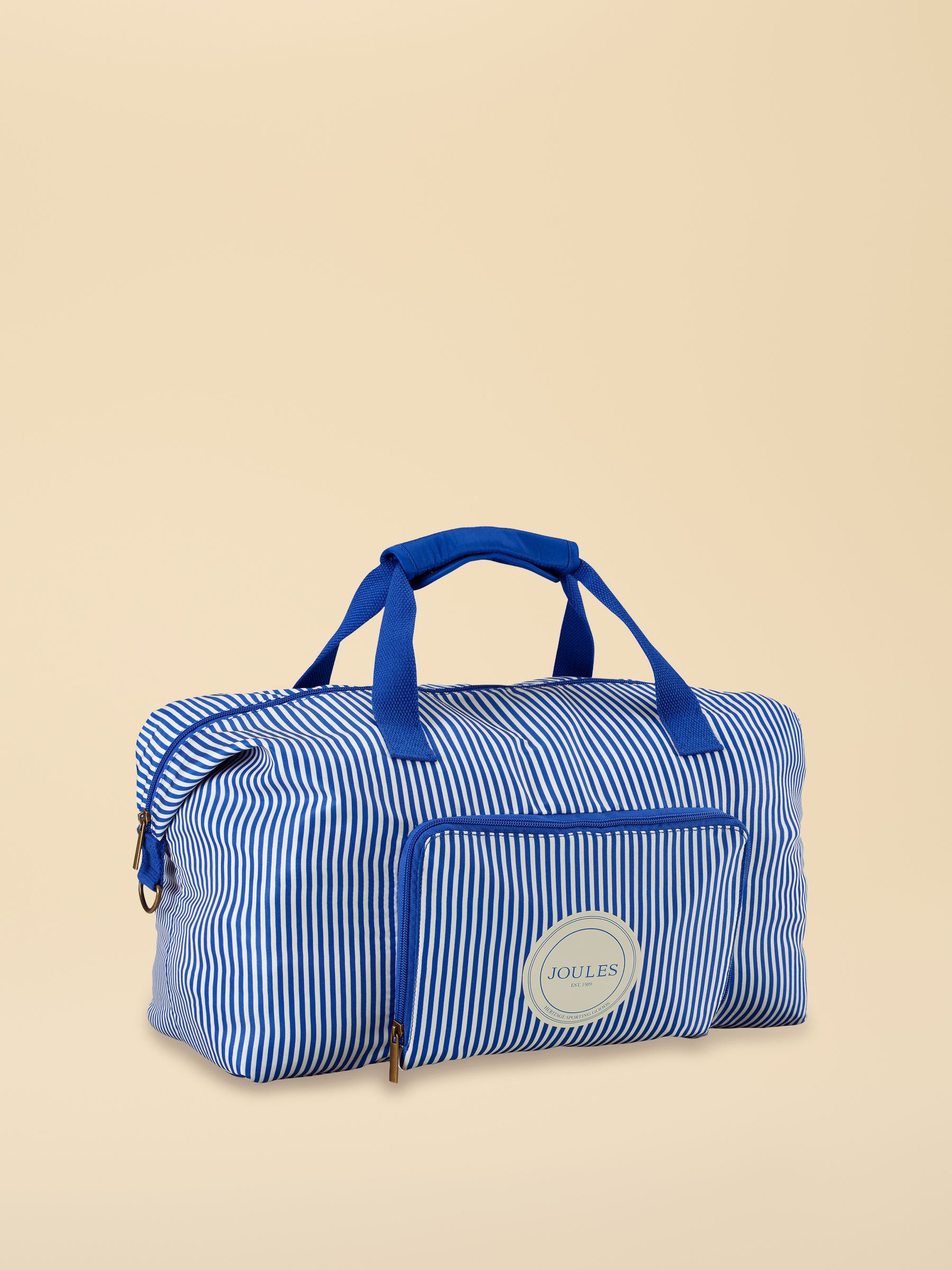 Ticking Stripe Packaway Duffle - Image 3 of 5