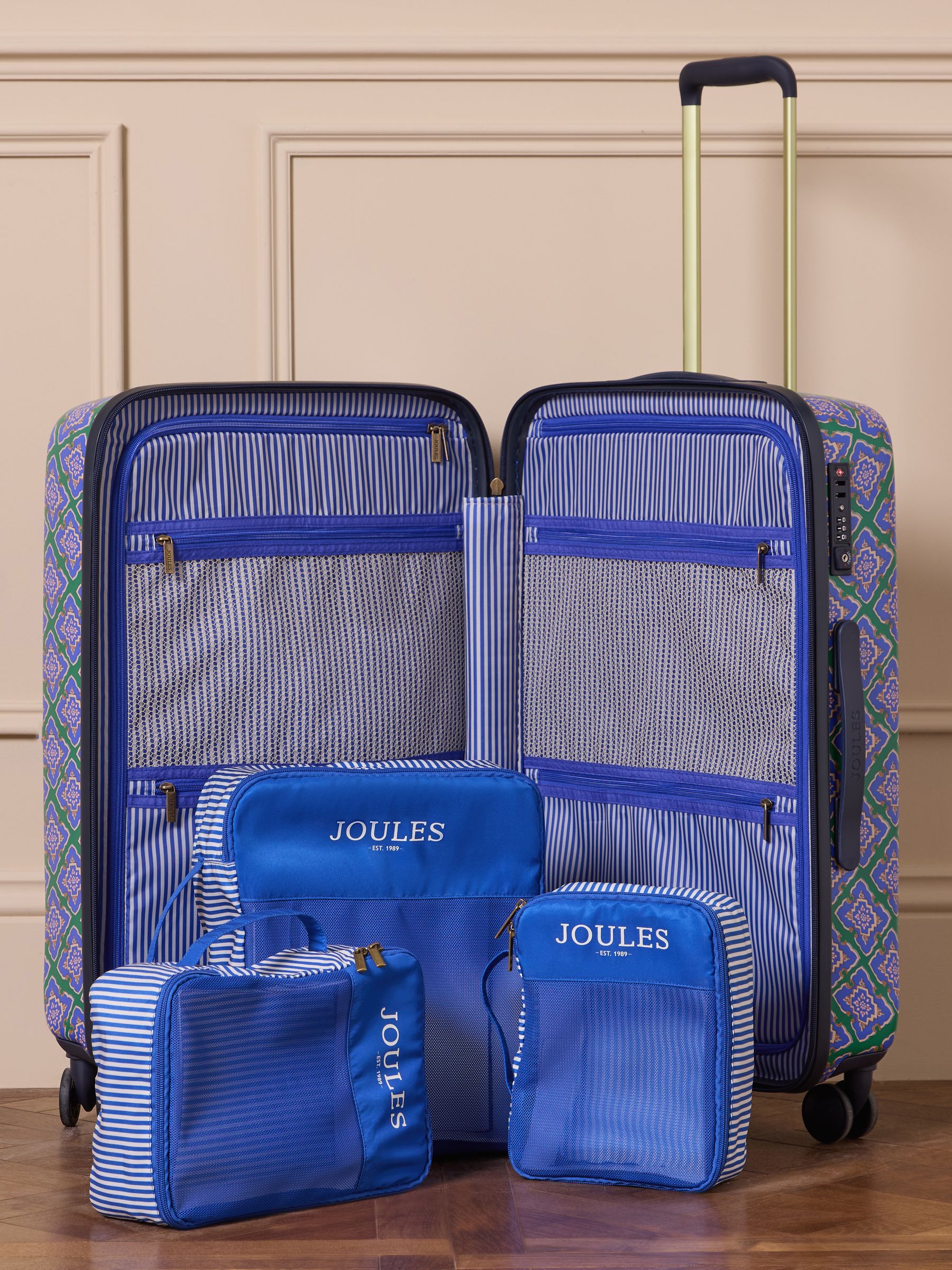 Tile Diamond Medium Four Wheel Hard Shell Suitcase - Image 3 of 12