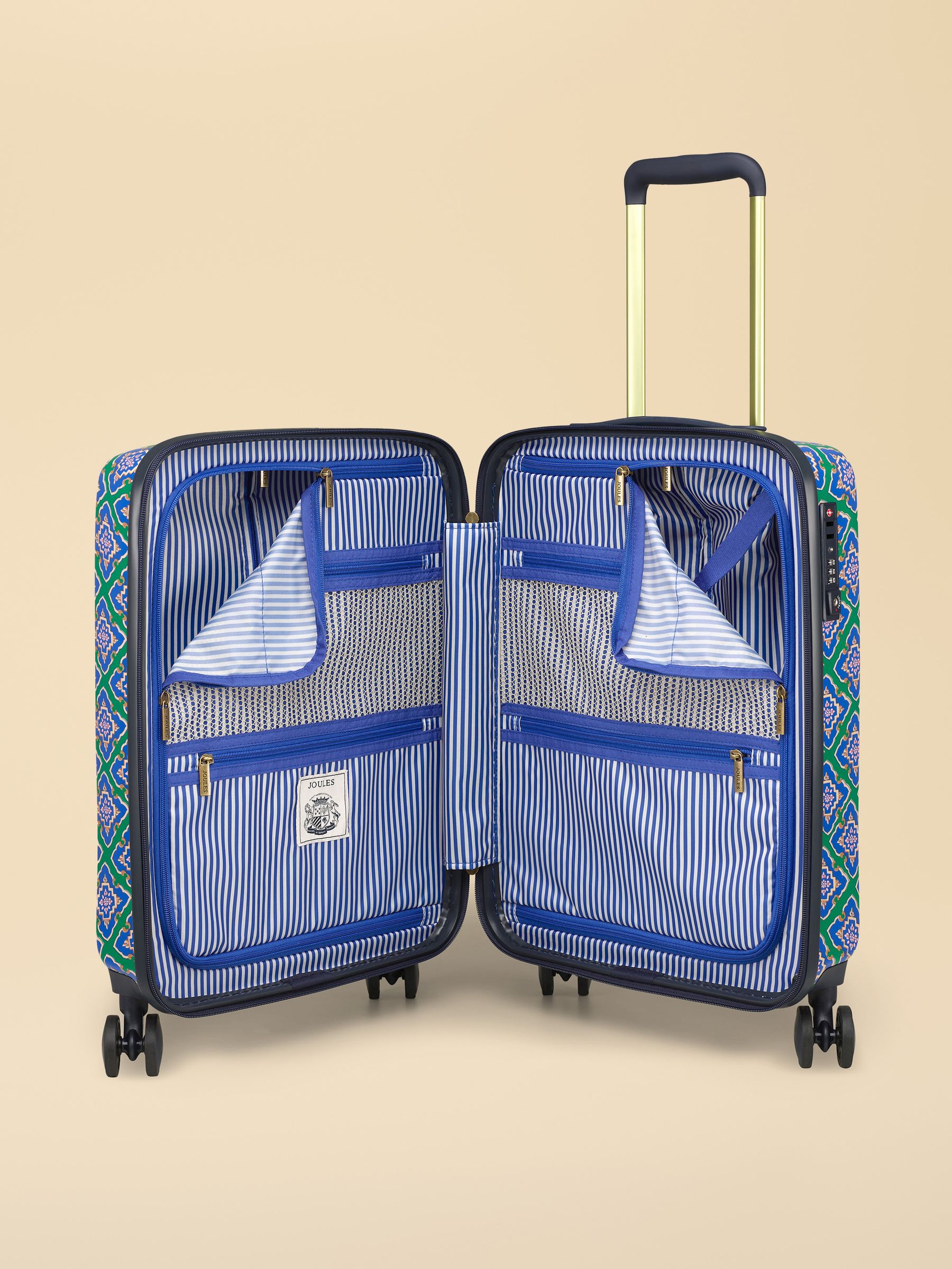 Tile Diamond Large Four Wheel Hard Shell Suitcase - Image 7 of 12