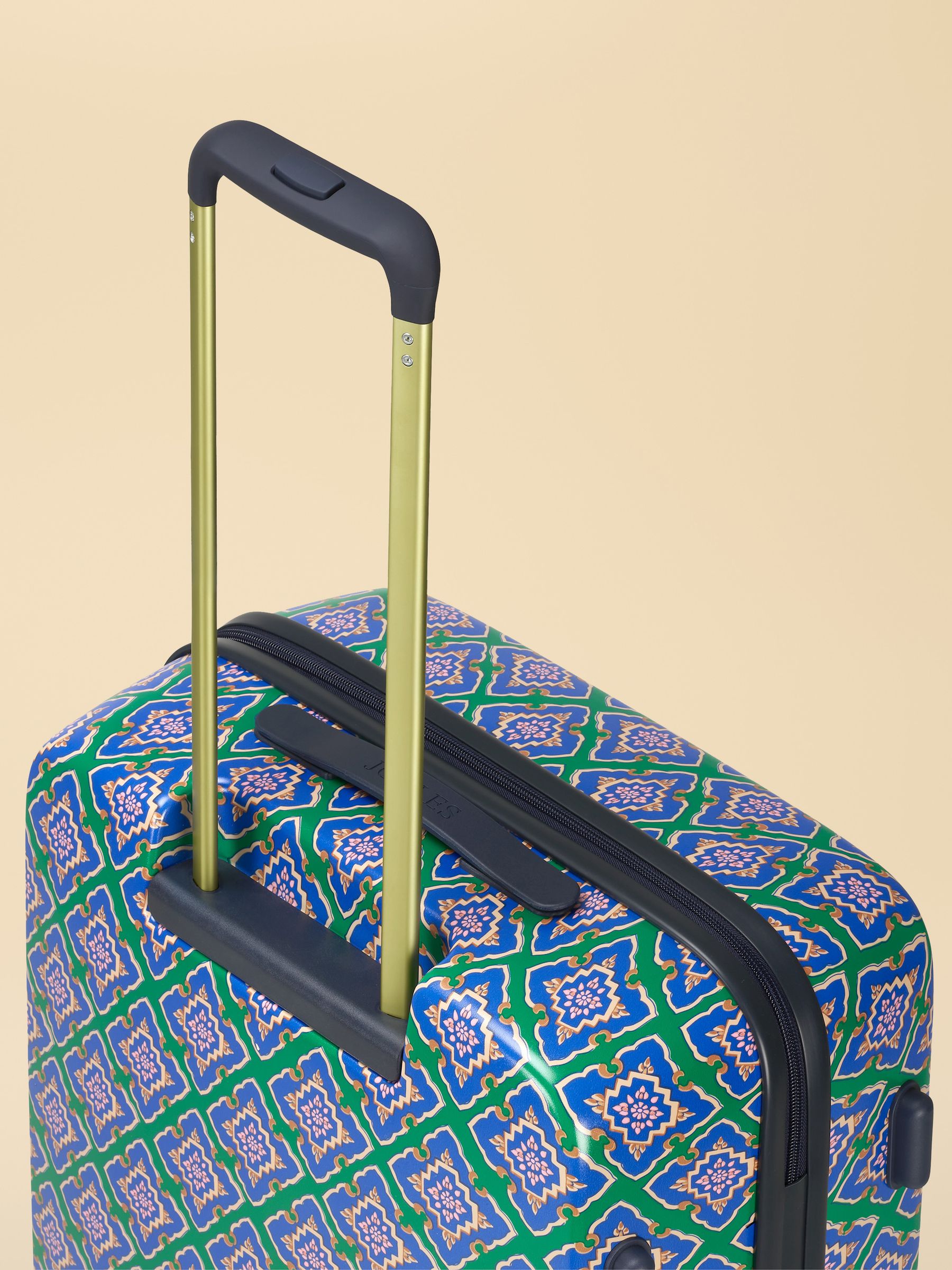 Tile Diamond Large Four Wheel Hard Shell Suitcase - Image 9 of 12