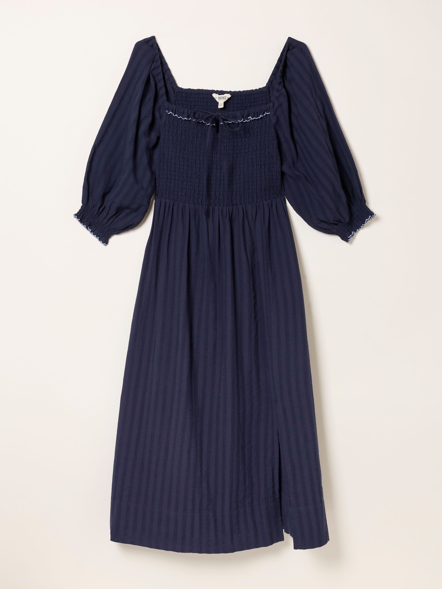Amelie Navy Regular Midi Dress - Image 6 of 6