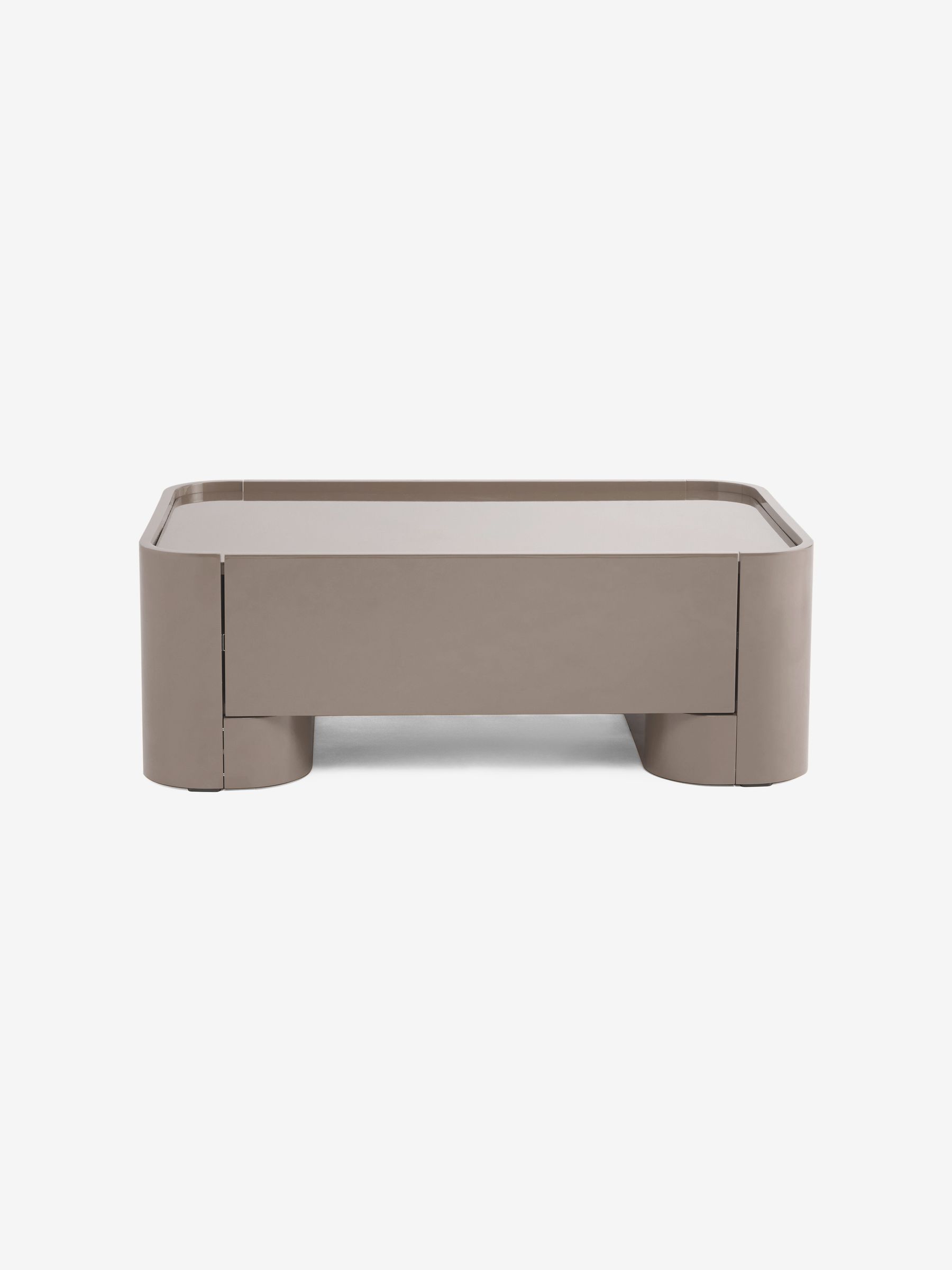Kain Storage Coffee Table in Mushroom Grey Gloss - Image 5 of 5