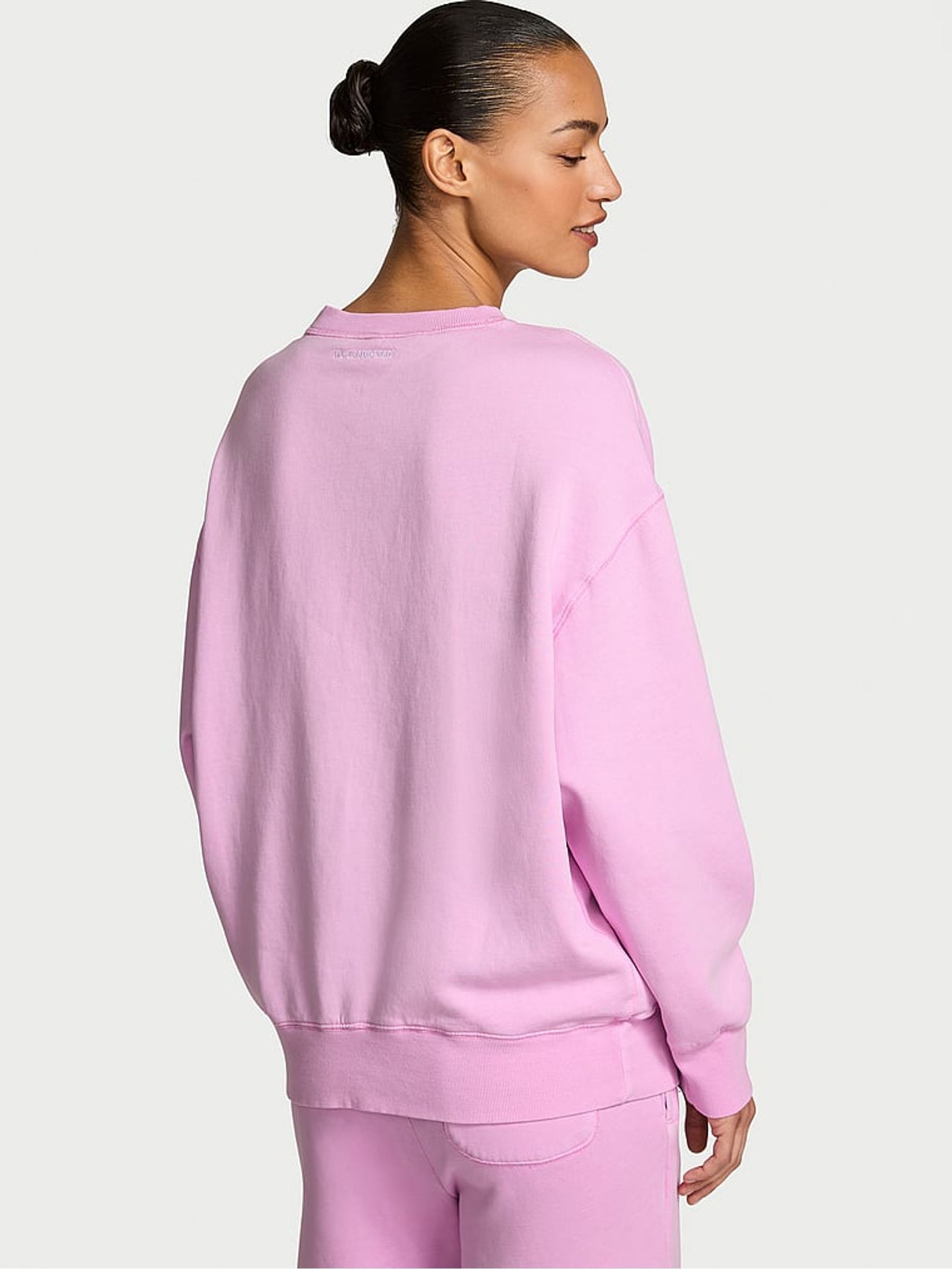 Washed Bikini Purple Angel Oversized Sweatshirt - Image 2 of 3