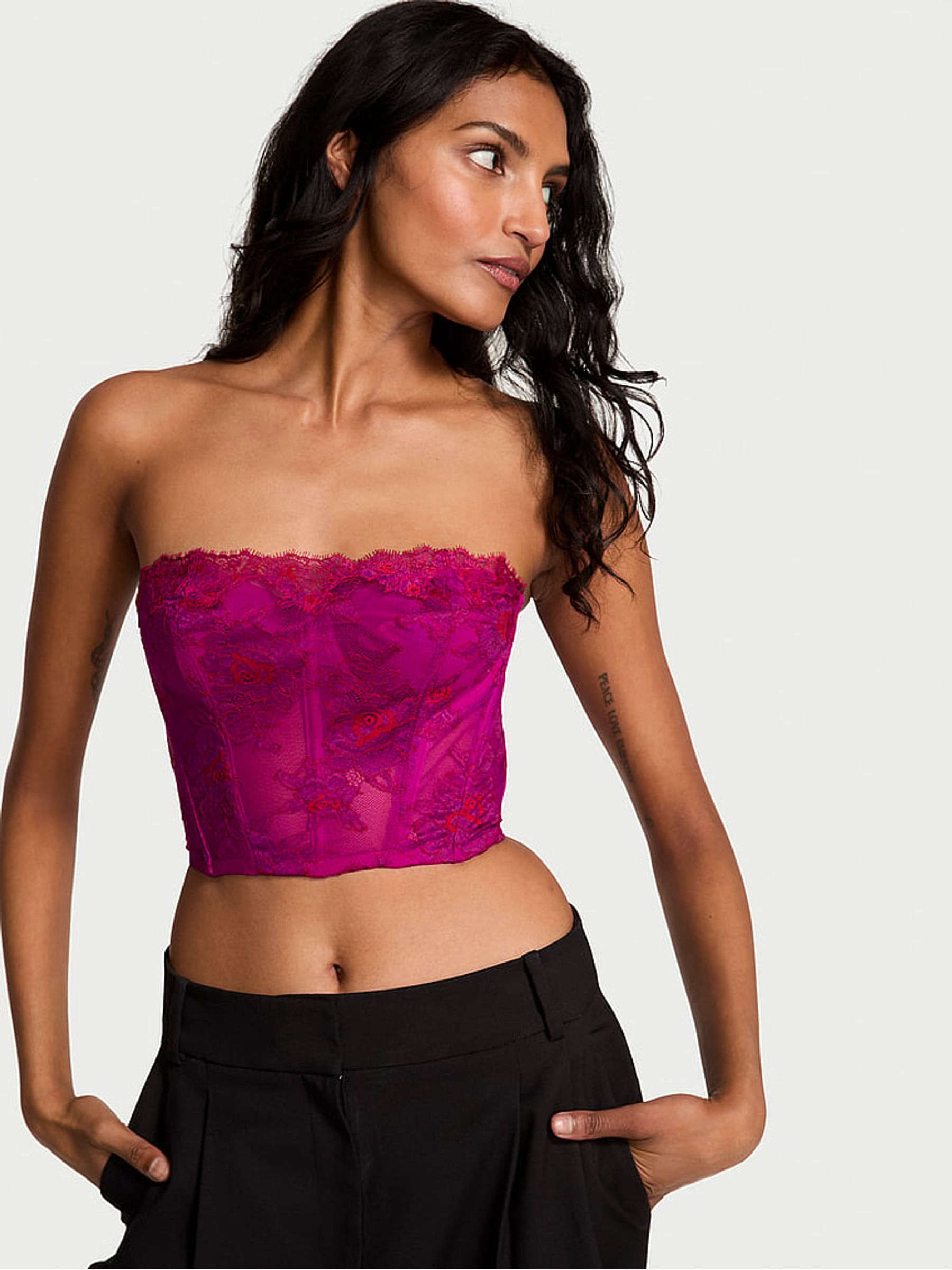 Berrylicious Purple Dye Lace Corset - Image 1 of 3