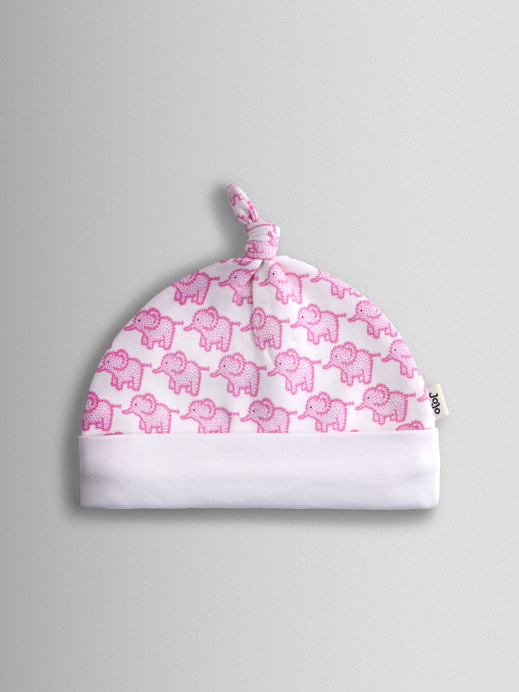 Pink 3-Pack Elephant, Stripe & Star Baby Hats - Image 2 of 8