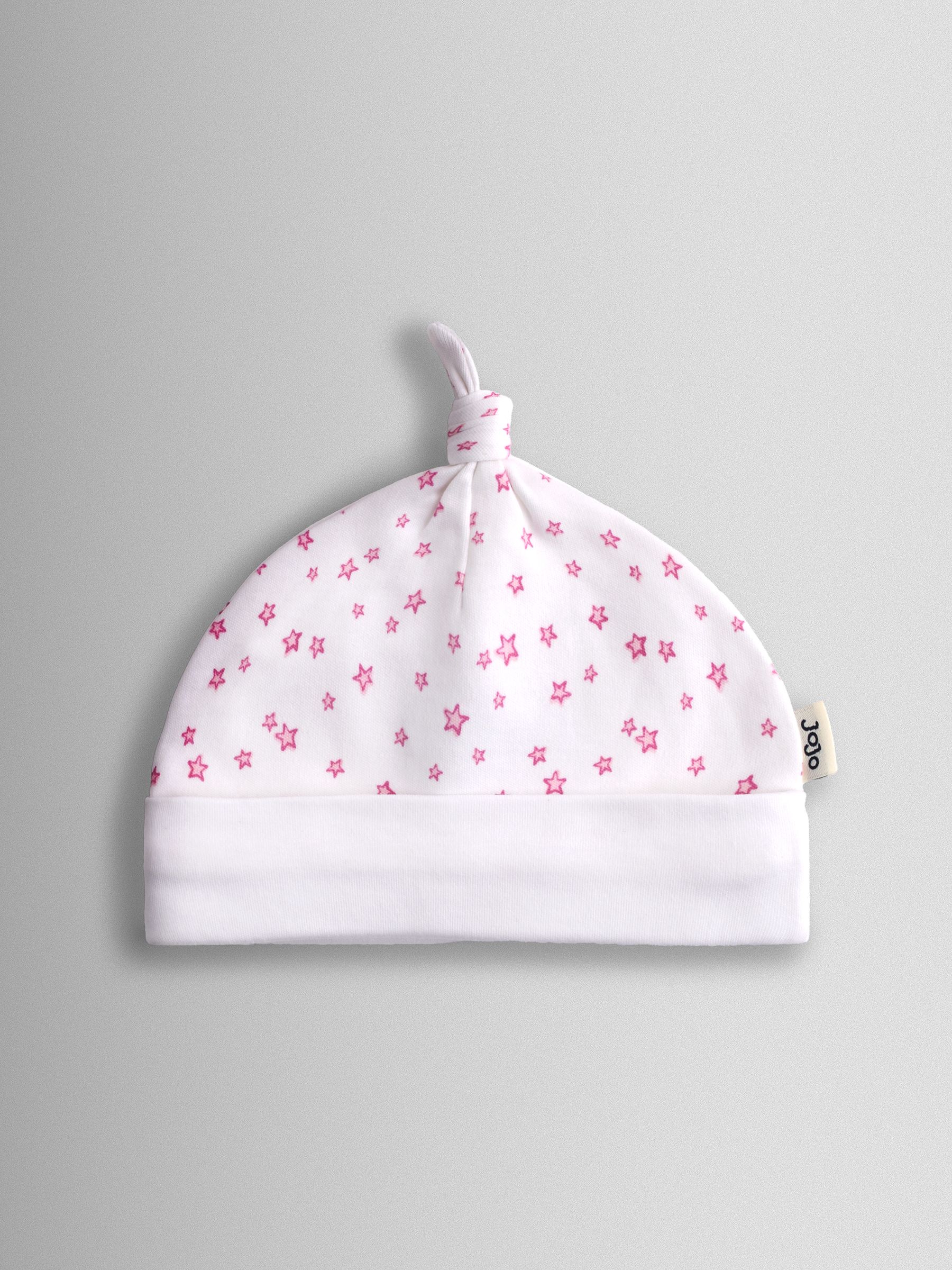 Pink 3-Pack Elephant, Stripe & Star Baby Hats - Image 4 of 8