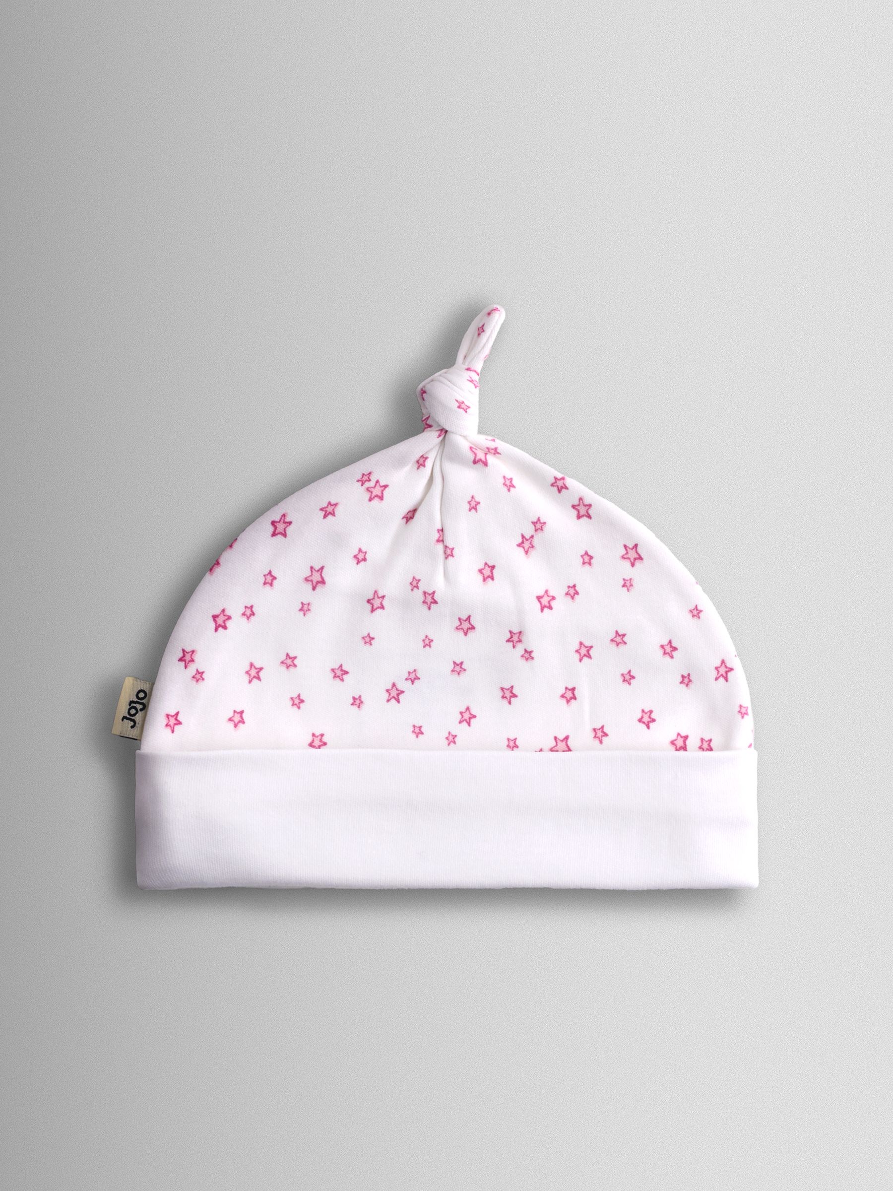 Pink 3-Pack Elephant, Stripe & Star Baby Hats - Image 5 of 8
