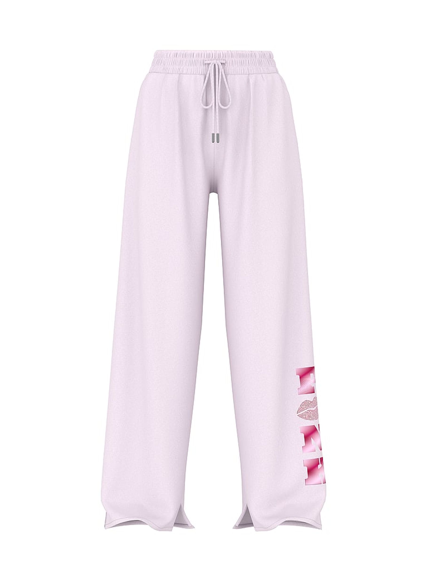 Pink Tulip Fleece Joggers - Image 1 of 1