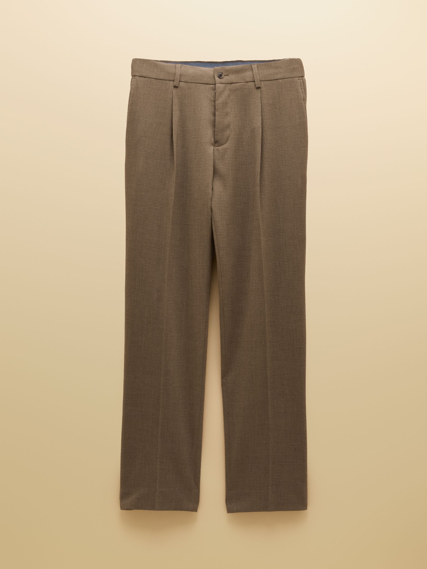 Brown Seersucker Suit Trousers - Image 8 of 8