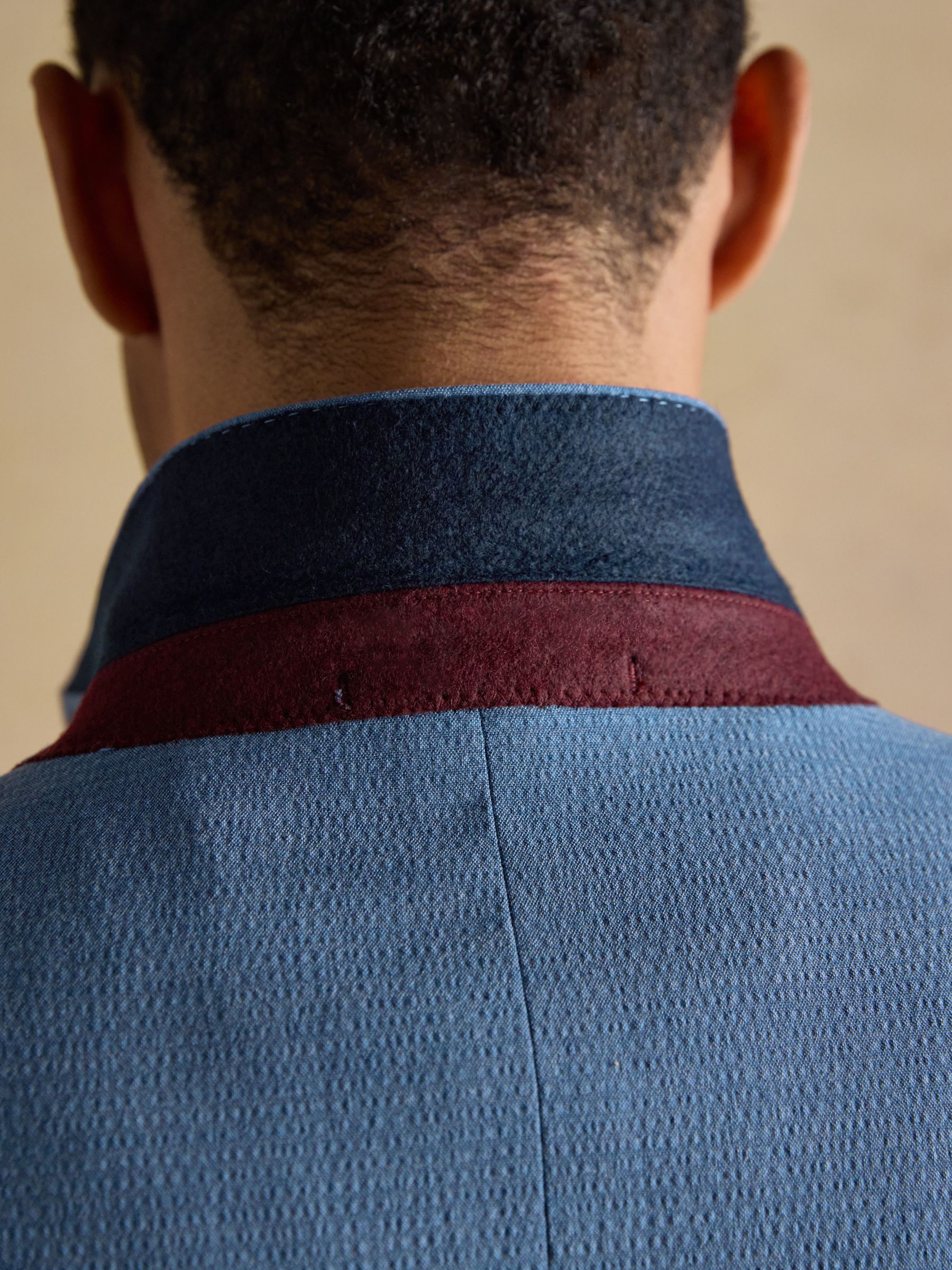 Blue Seersucker Suit Jacket - Image 11 of 18