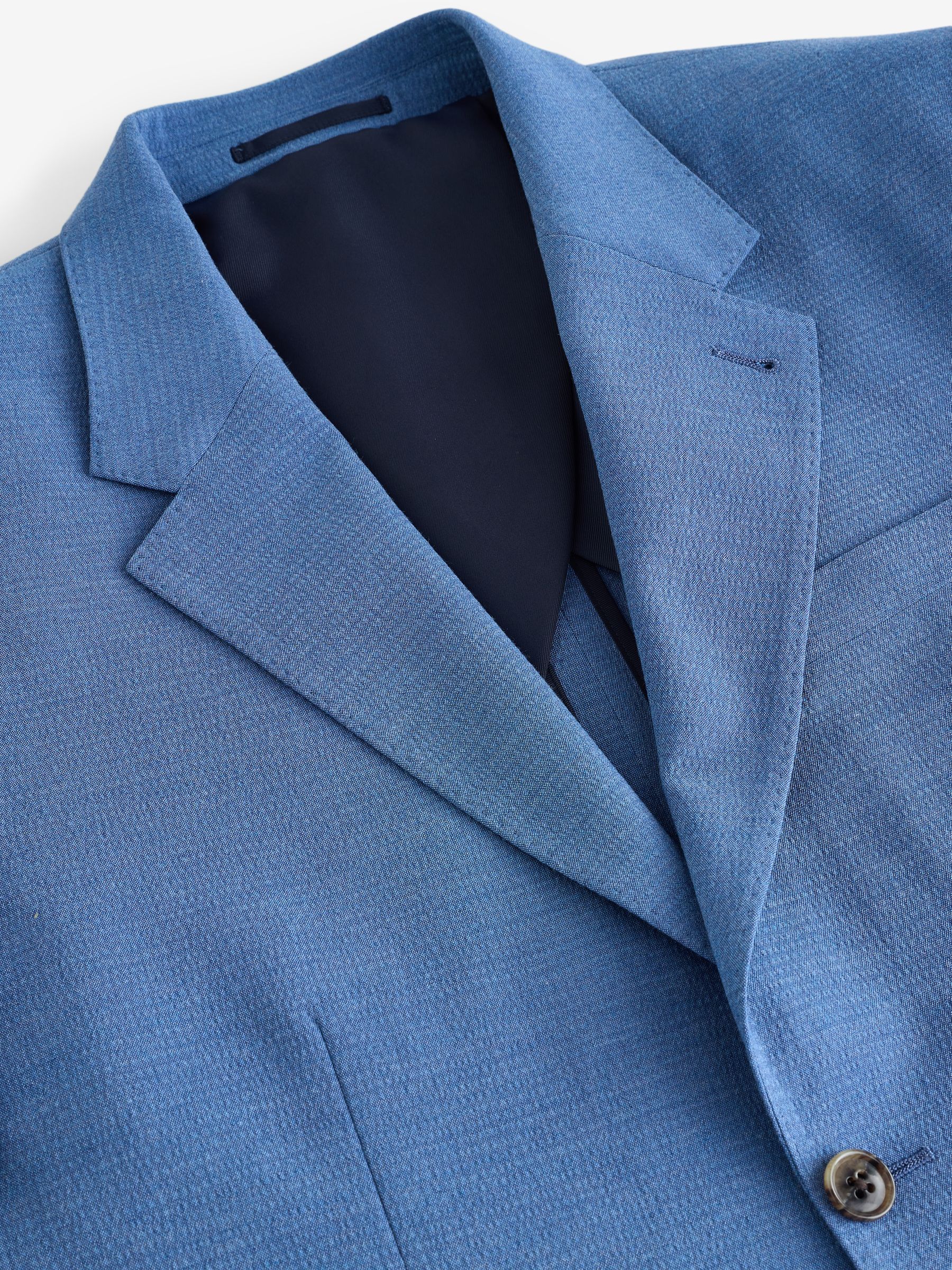 Blue Seersucker Suit Jacket - Image 14 of 18