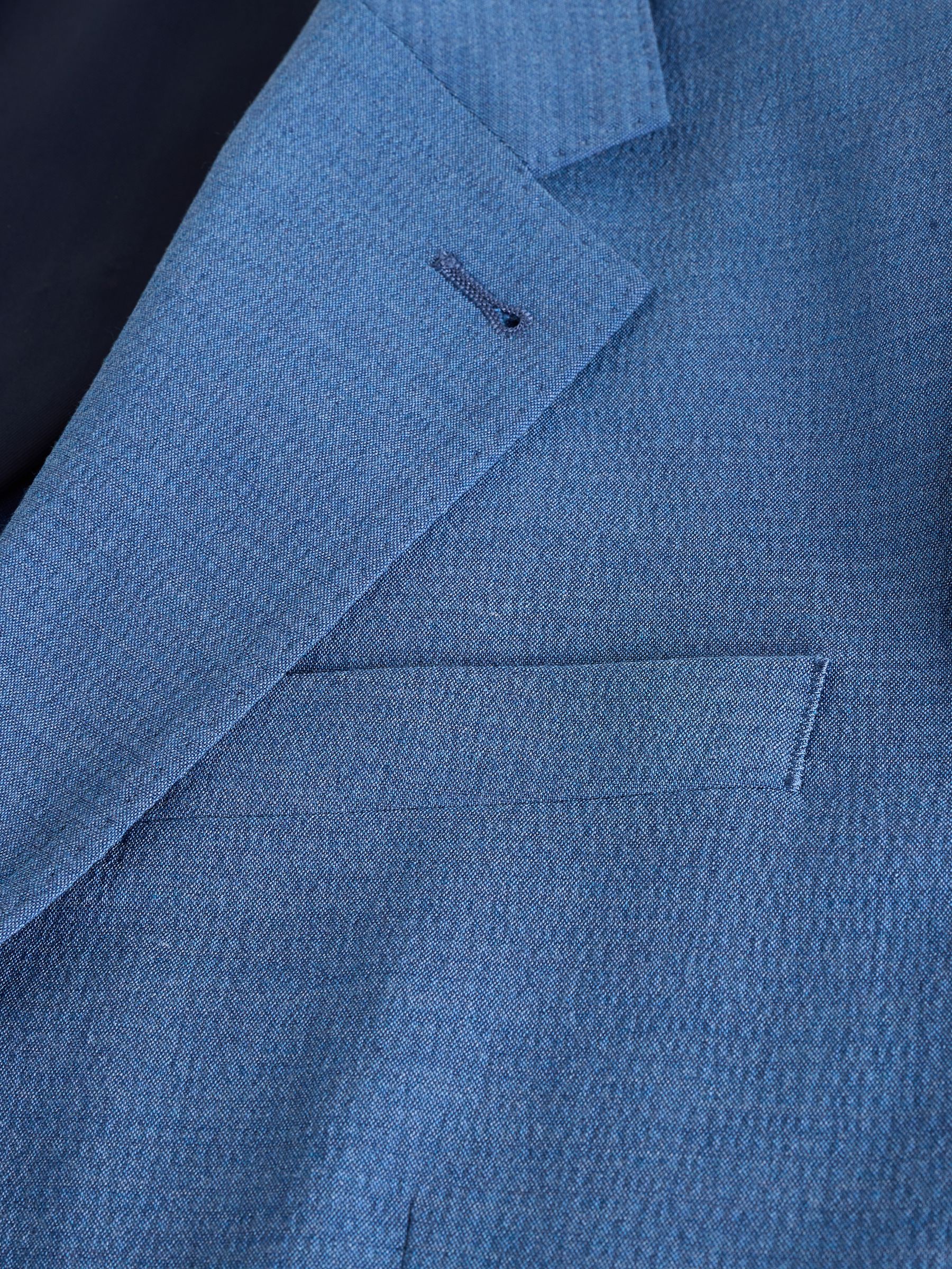 Blue Seersucker Suit Jacket - Image 16 of 18